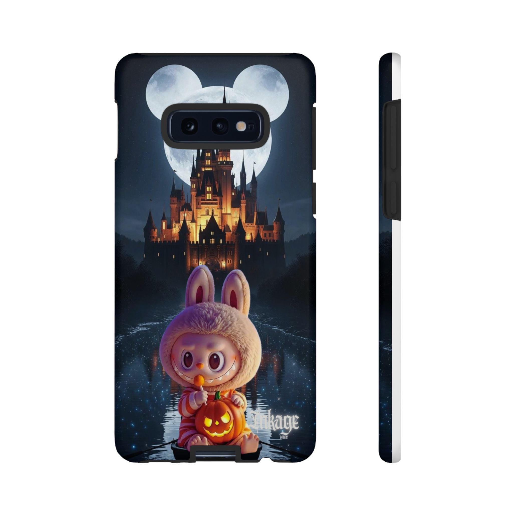 Labubu Halloween On Disney Boat Tough Phone Cases (Season, Animation)
