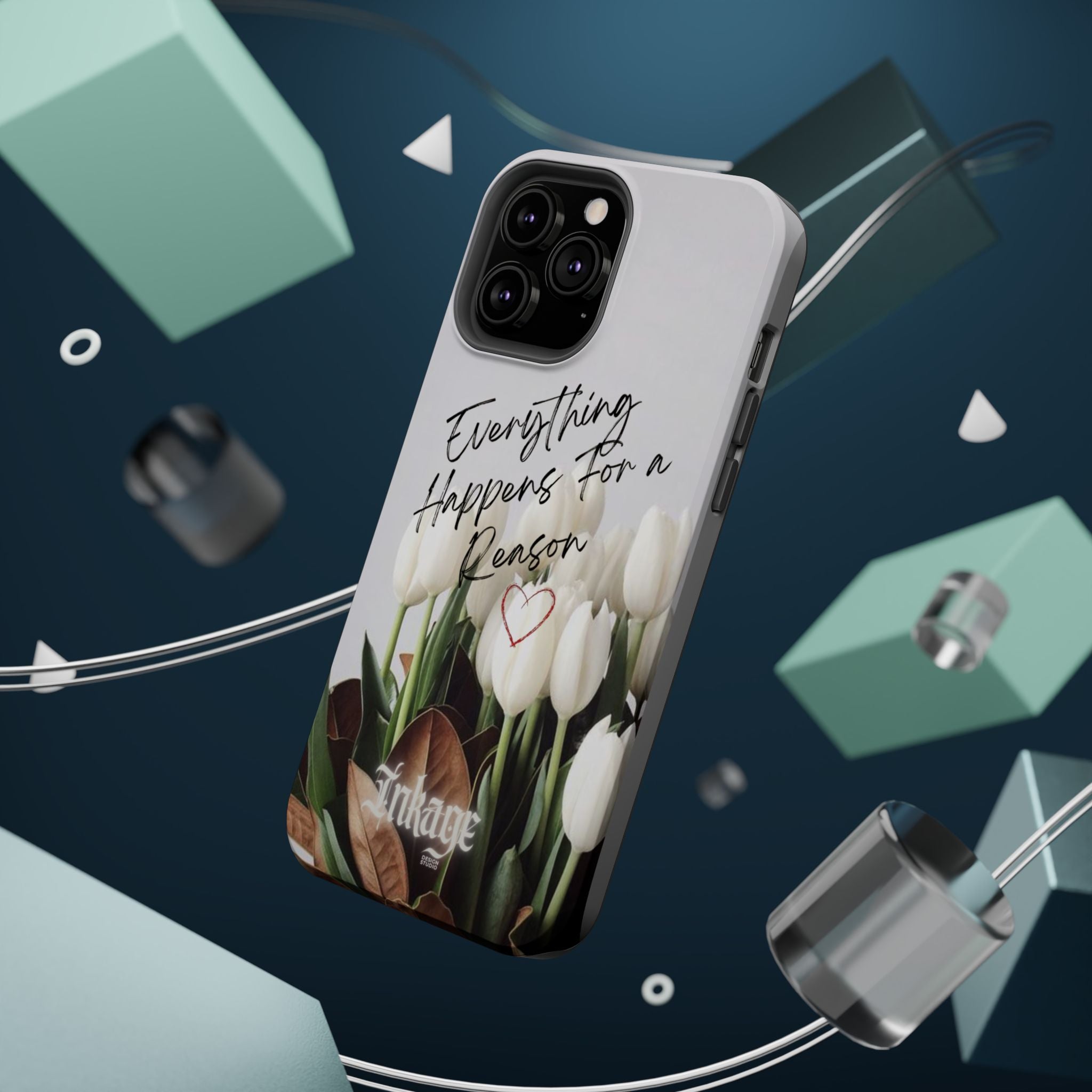 "Everything Happens for a Reason" Quote Magnetic Phone Cases