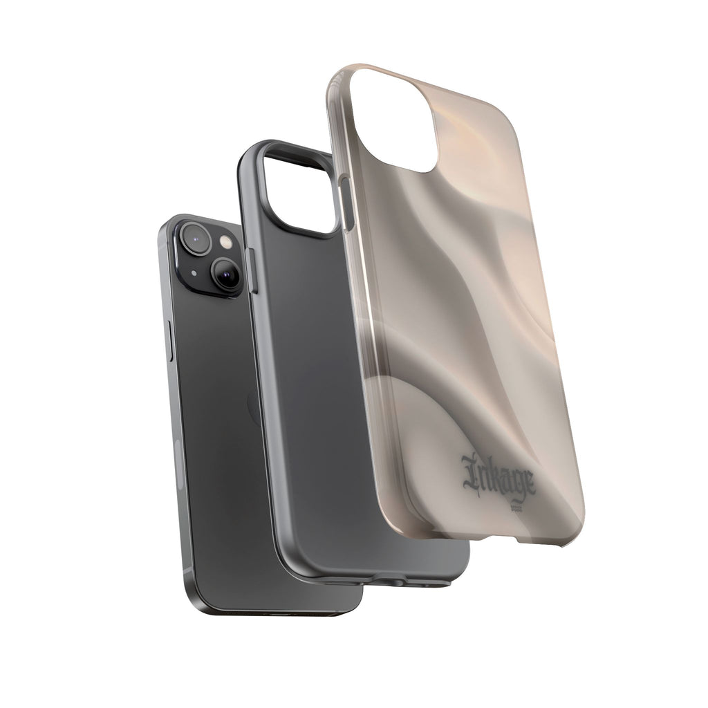 Beige Wavy Flow Tough Phone Case (Minimal)