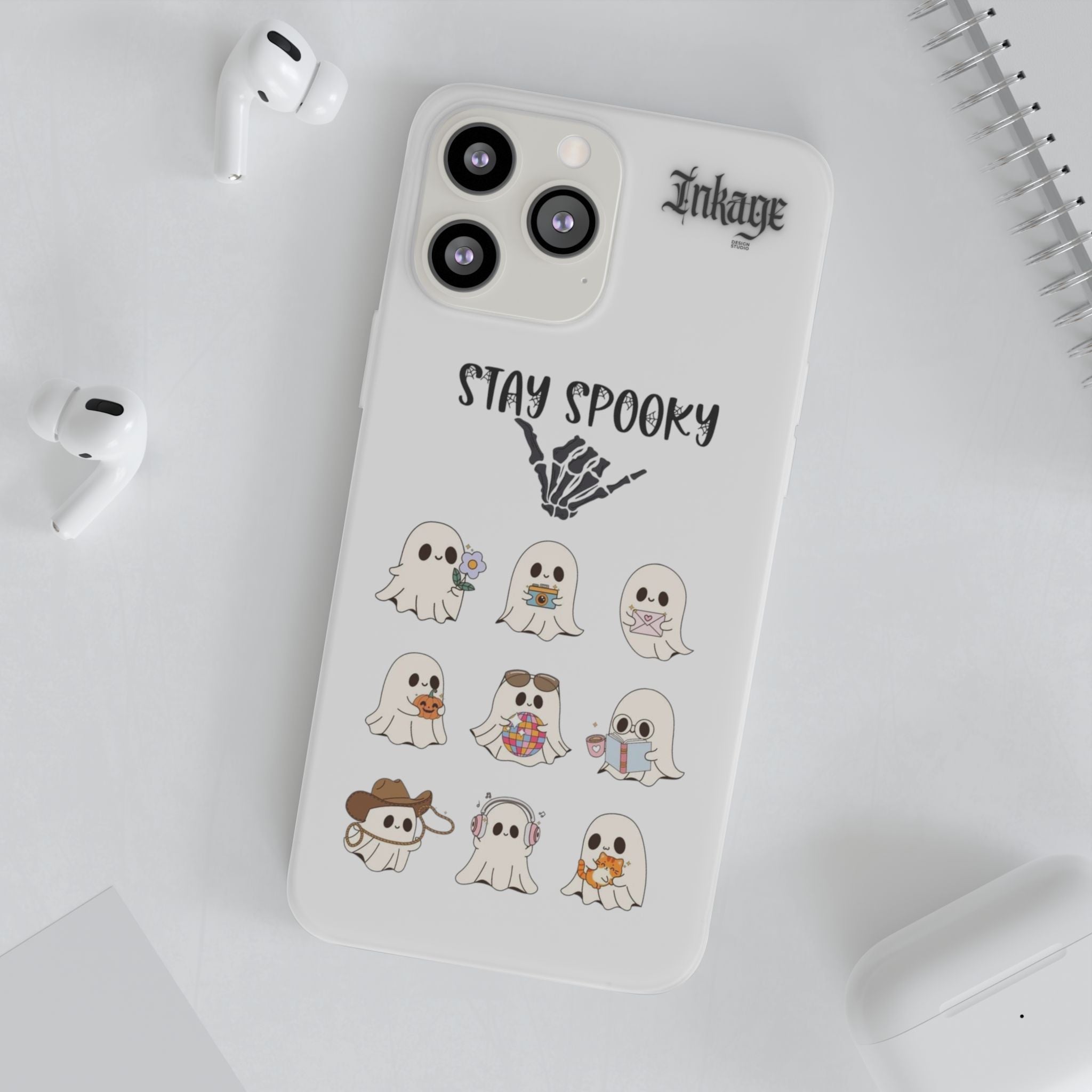 Stay Spooky Clear Phone Cases (Season)