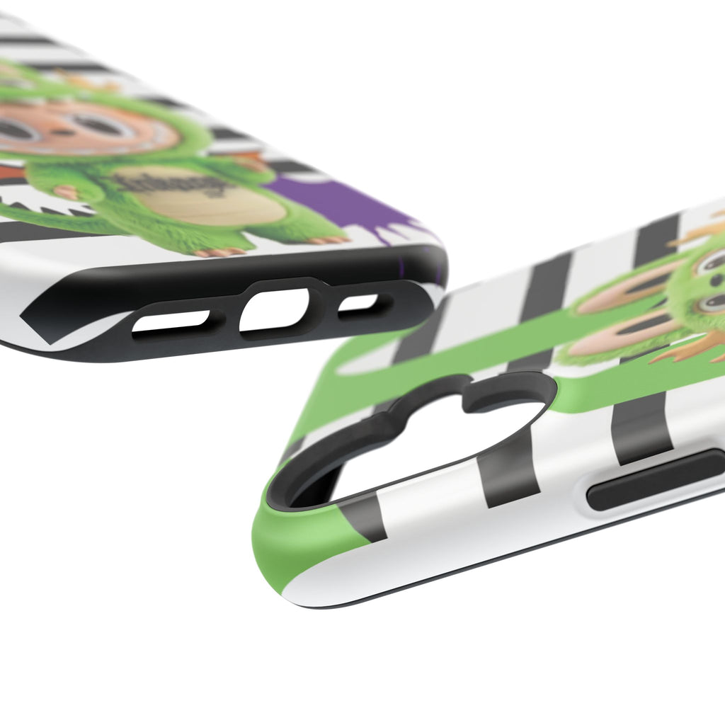 Greenie Labubu Spooky Magnetic Phone Case (Animation)