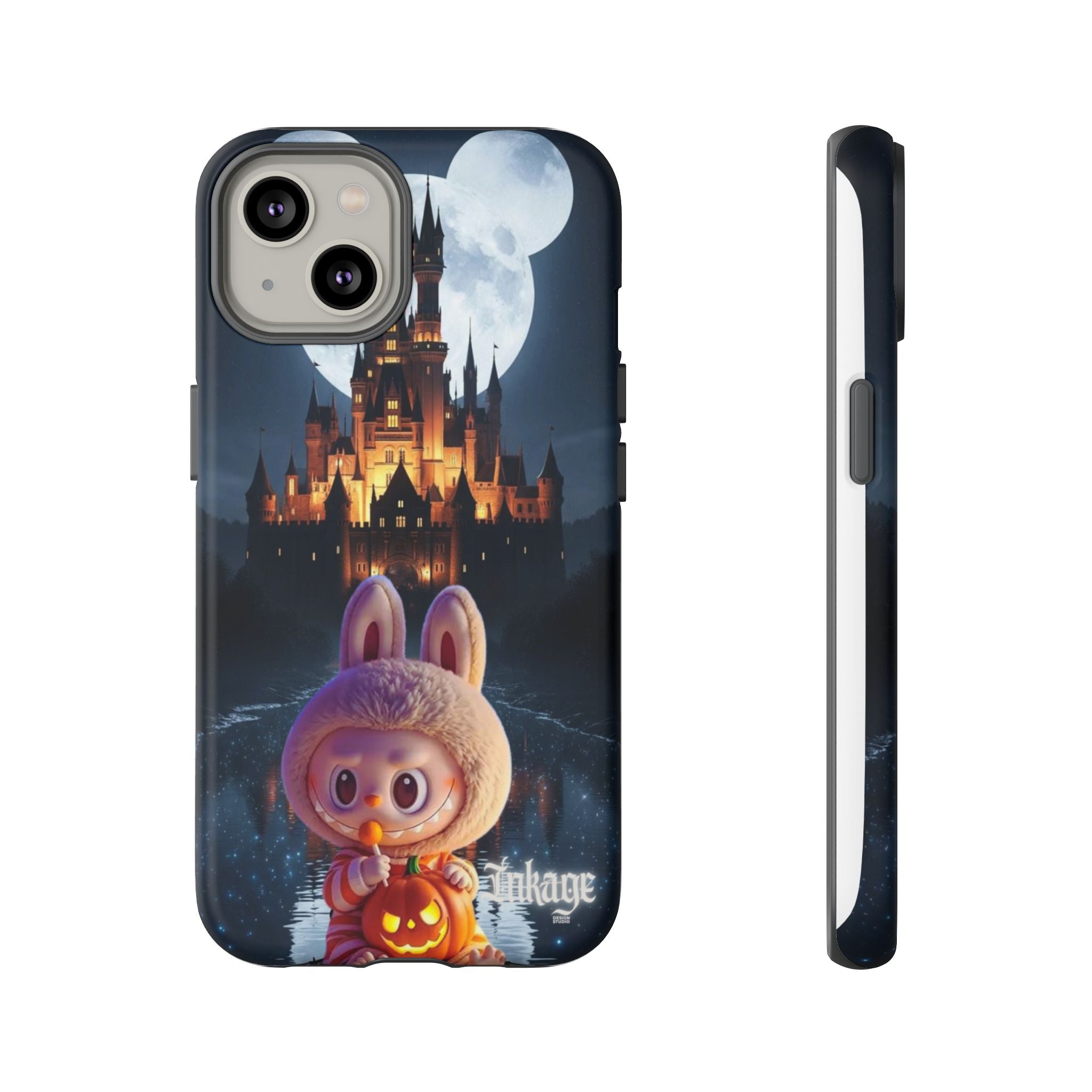 Labubu Halloween On Disney Boat Tough Phone Cases (Season, Animation)