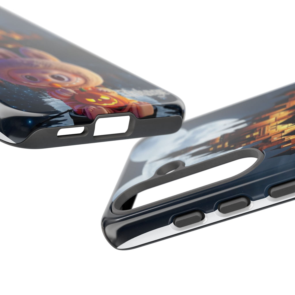 Labubu Halloween On Disney Boat Tough Phone Cases (Season, Animation)