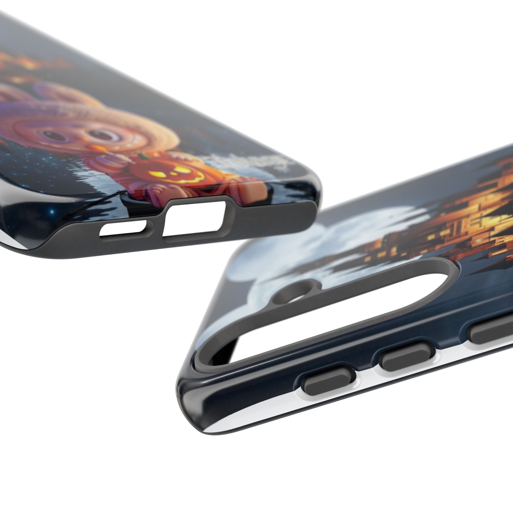 Labubu Halloween On Disney Boat Tough Phone Cases (Season, Animation)