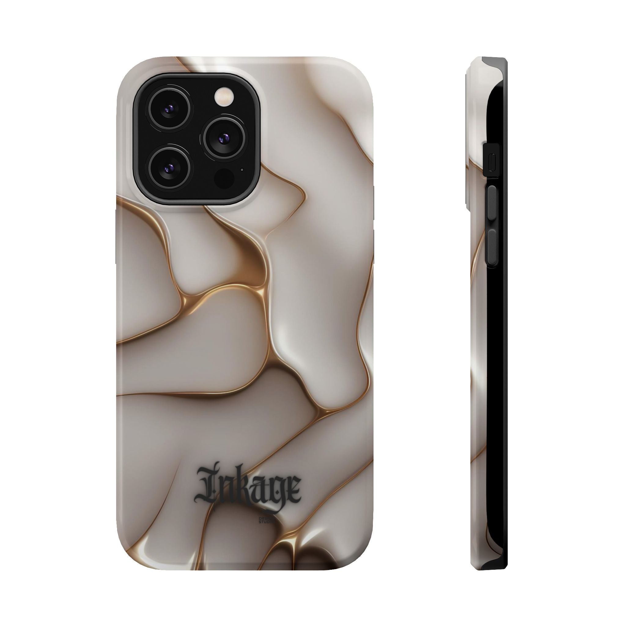 Golden Flow Magnetic Phone Cases (Minimal)