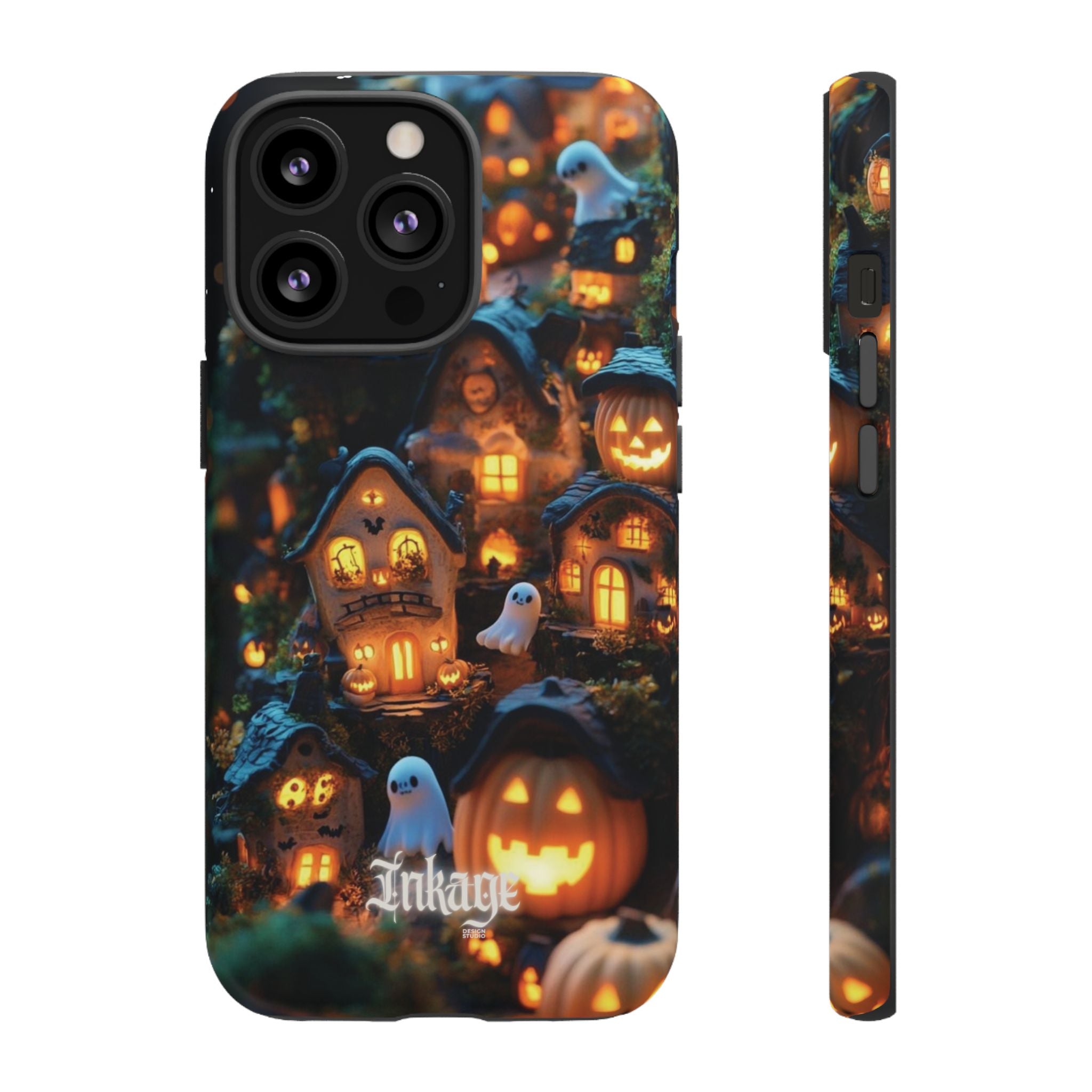 Spooky Pumpkin Village Tough Phone Cases (Season)