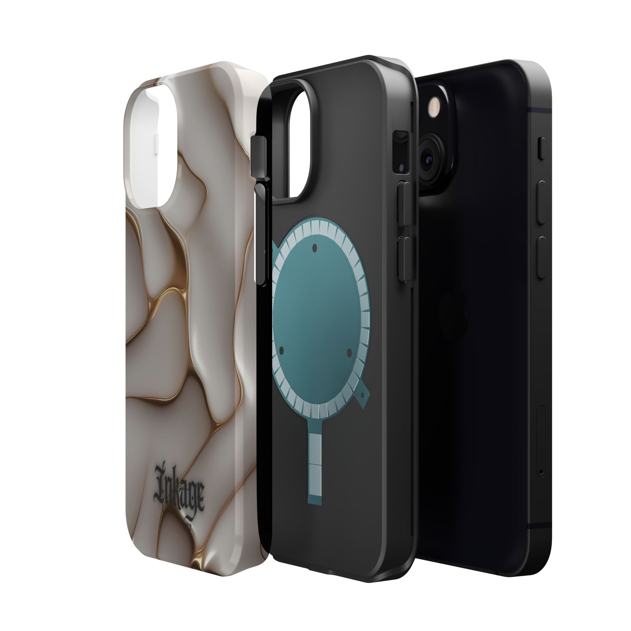 Golden Flow Magnetic Phone Cases (Minimal)