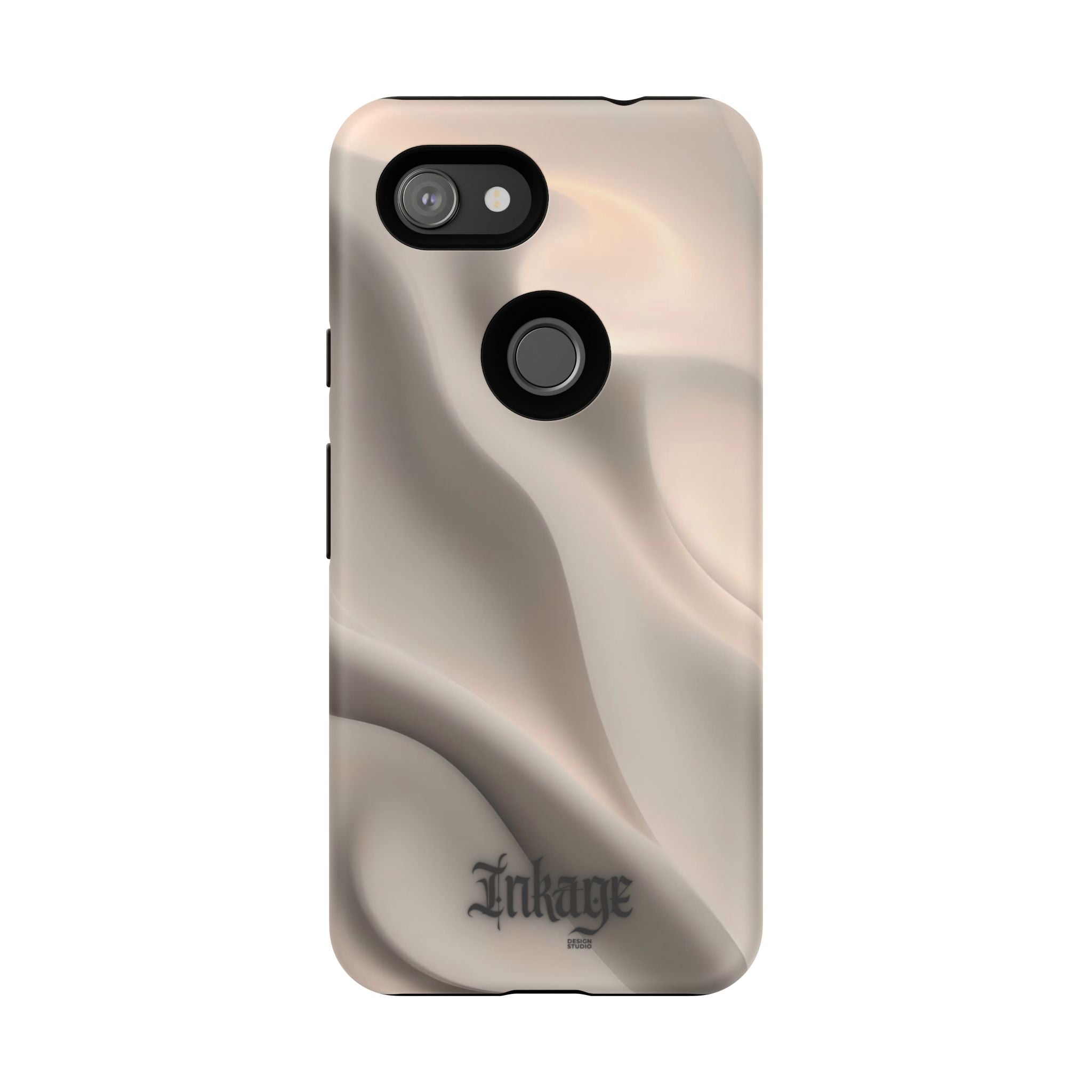 Beige Wavy Flow Tough Phone Case (Minimal)