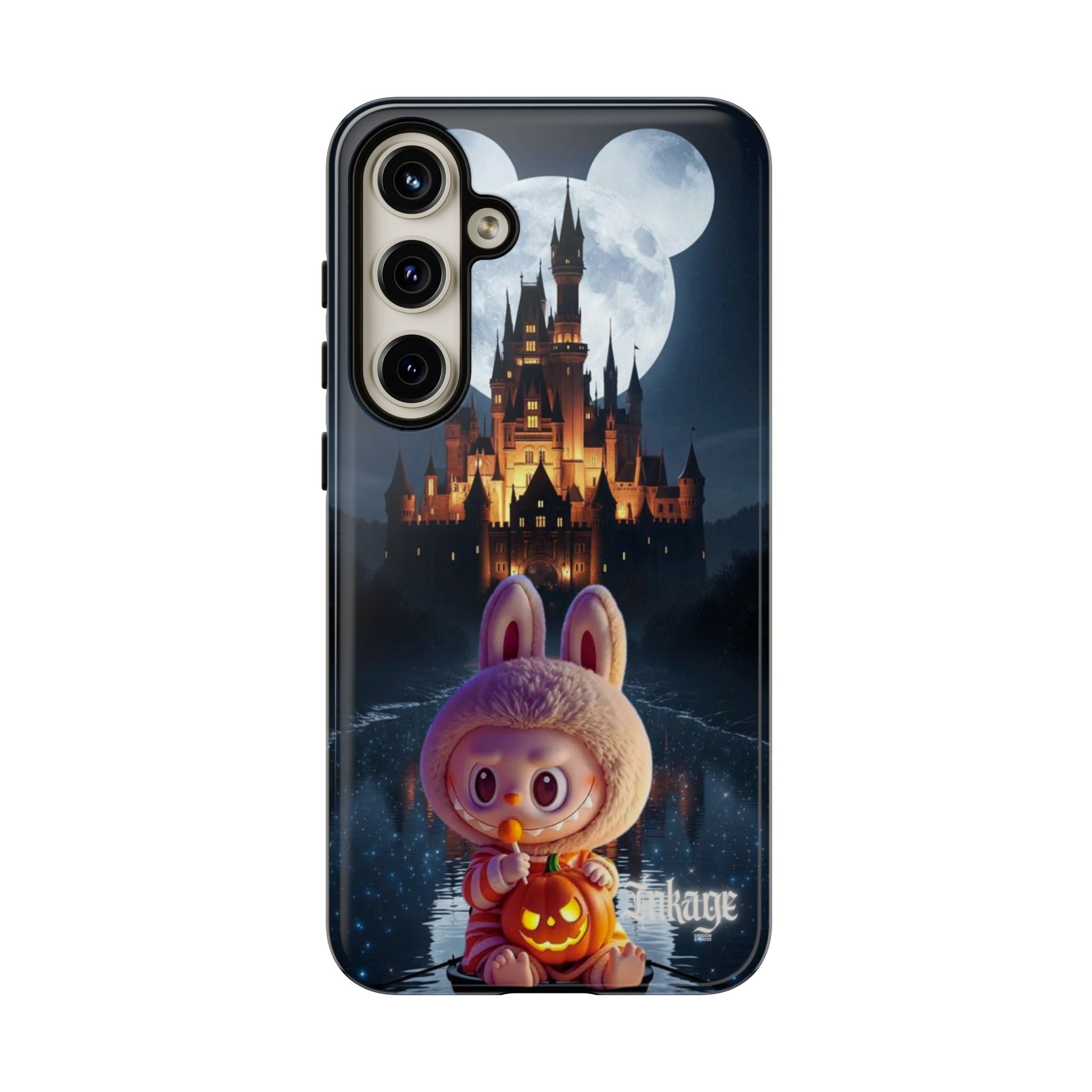 Labubu Halloween On Disney Boat Tough Phone Cases (Season, Animation)