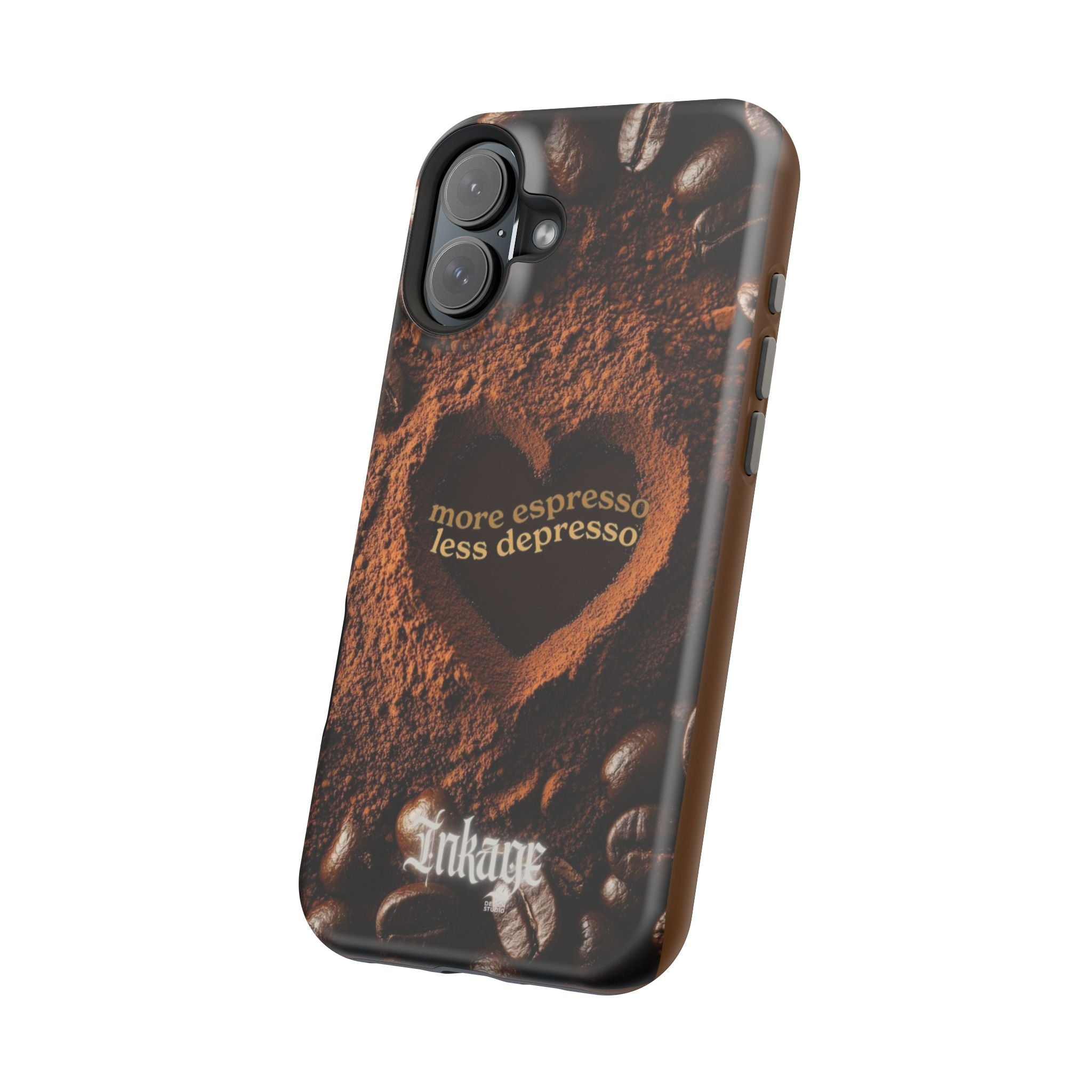 "More Espresso Less Depresso" Magnetic Phone Cases (Quote)