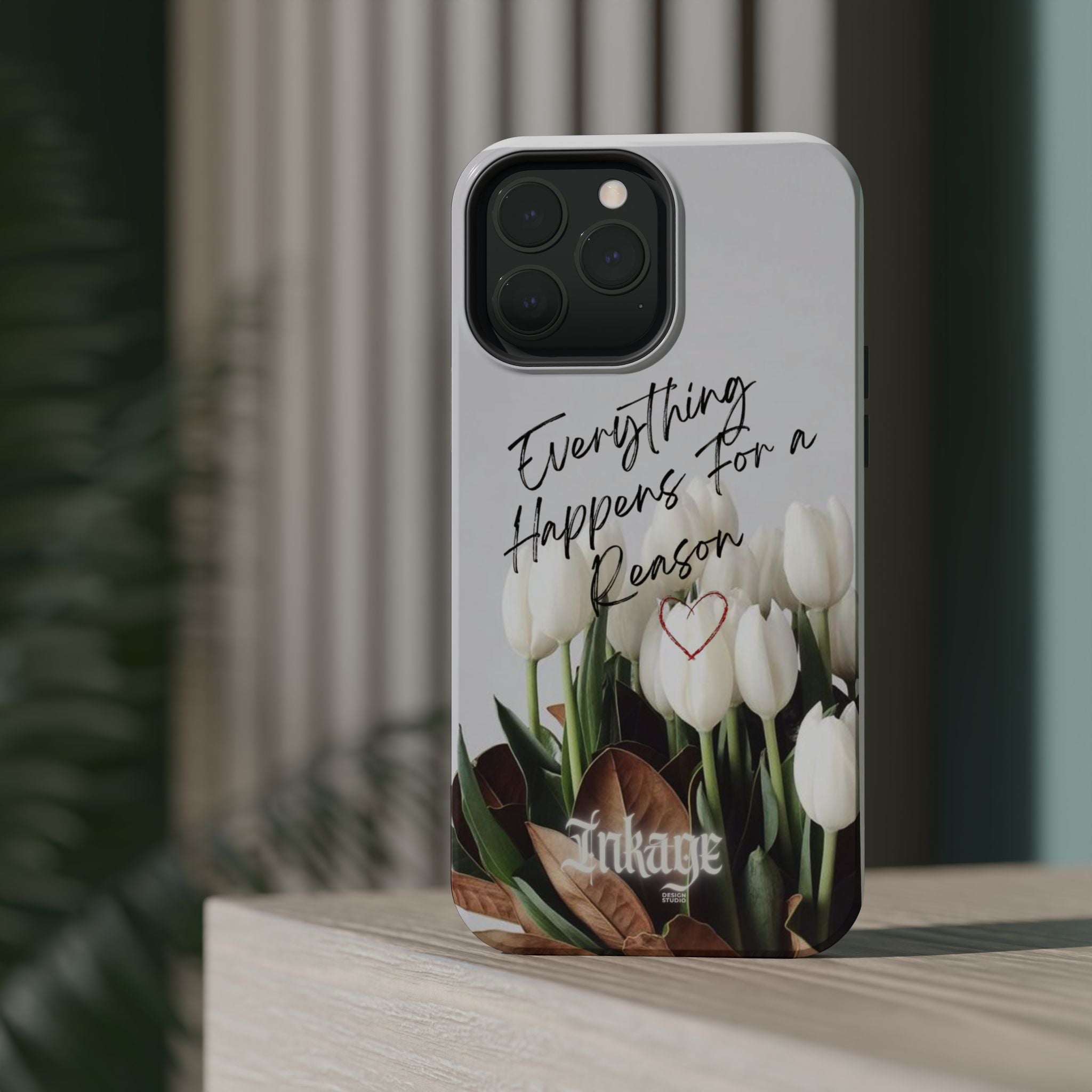 "Everything Happens for a Reason" Magnetic Phone Cases (Quote)