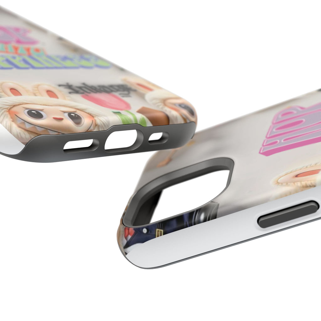 "Hop Into Happiness" Quote Magnetic Phone Case (Animation)