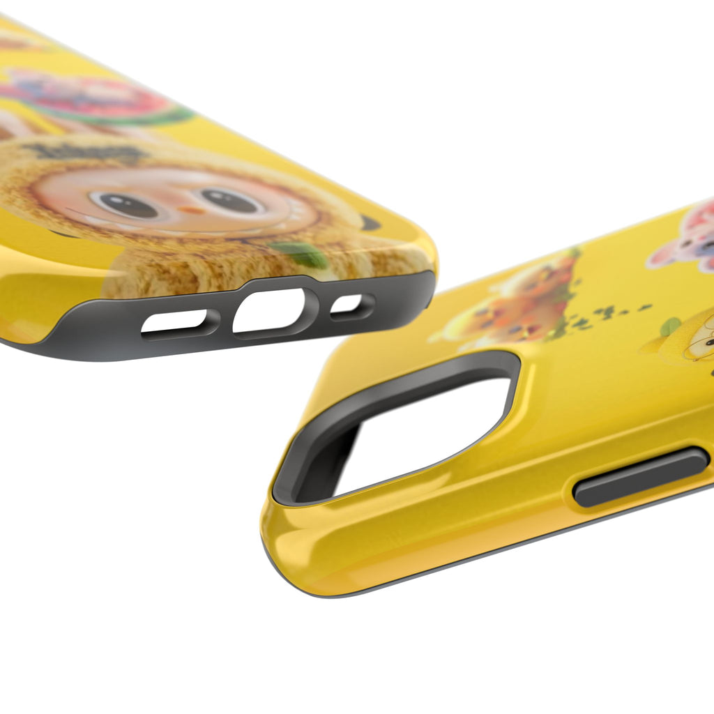 Yellow Cutie Labubu Magnetic Phone Cases (Animation)