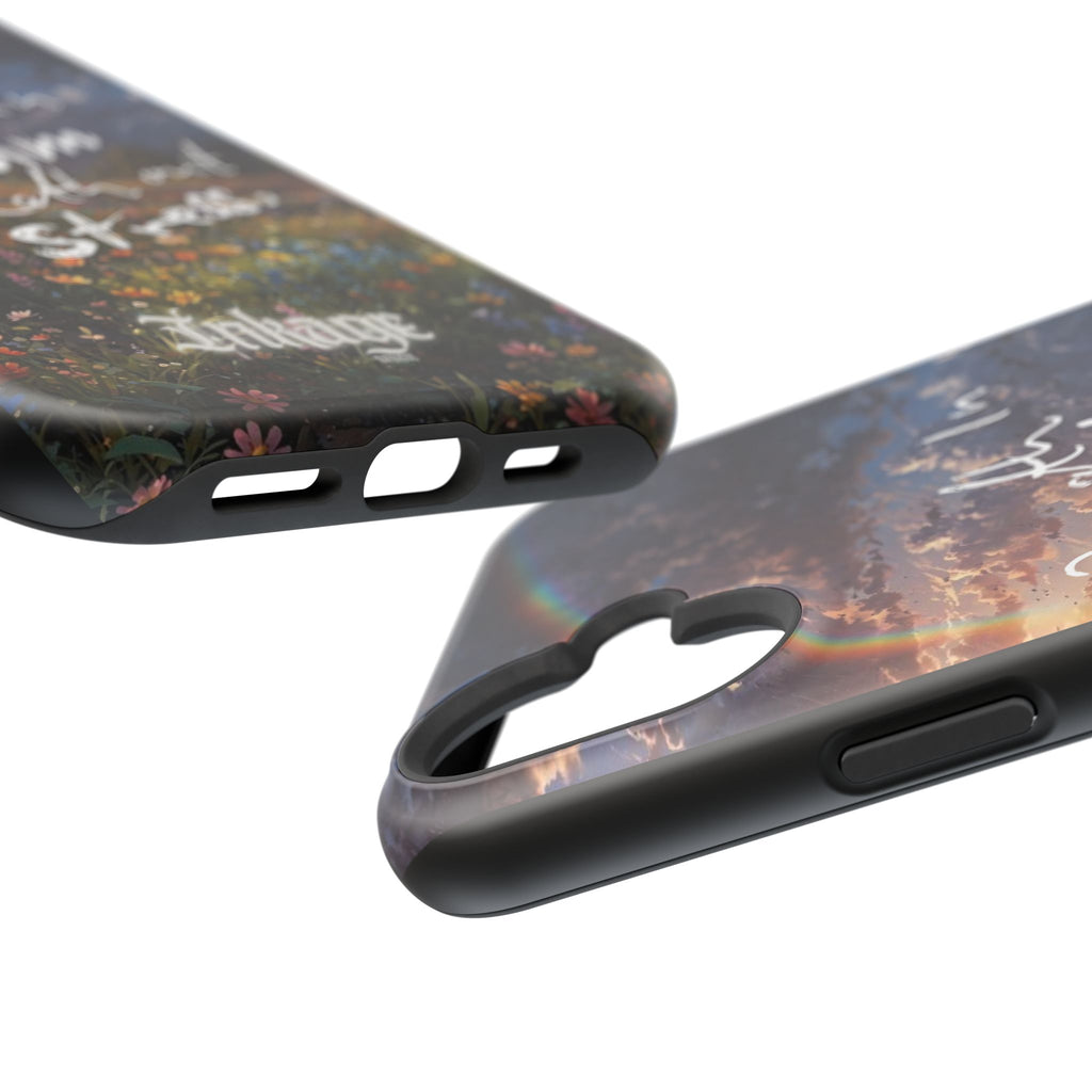 "Breath in Calm Breath out Stress" Magnetic Phone Cases (Quote)