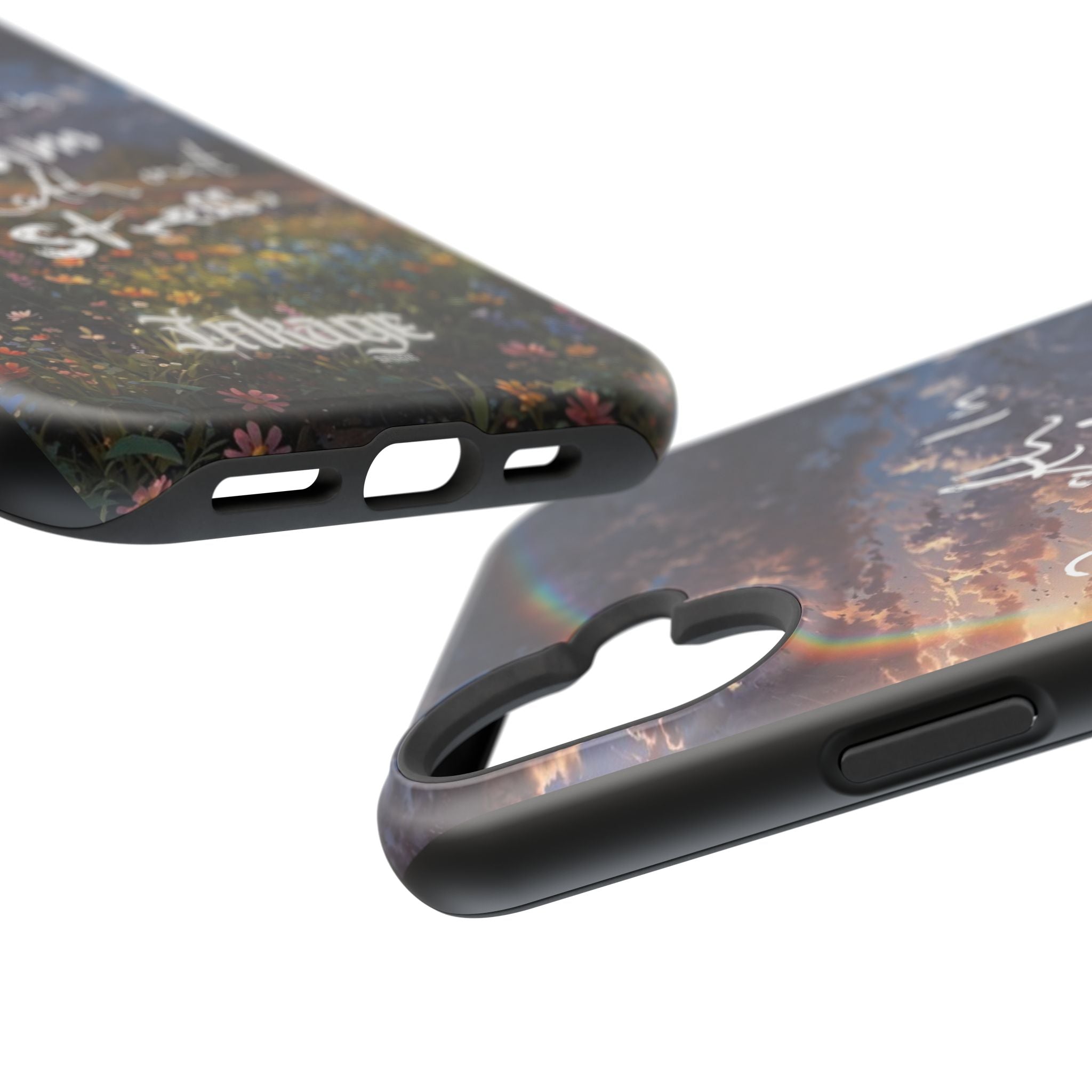 "Breath in Calm Breath out Stress" Magnetic Phone Cases (Quote)