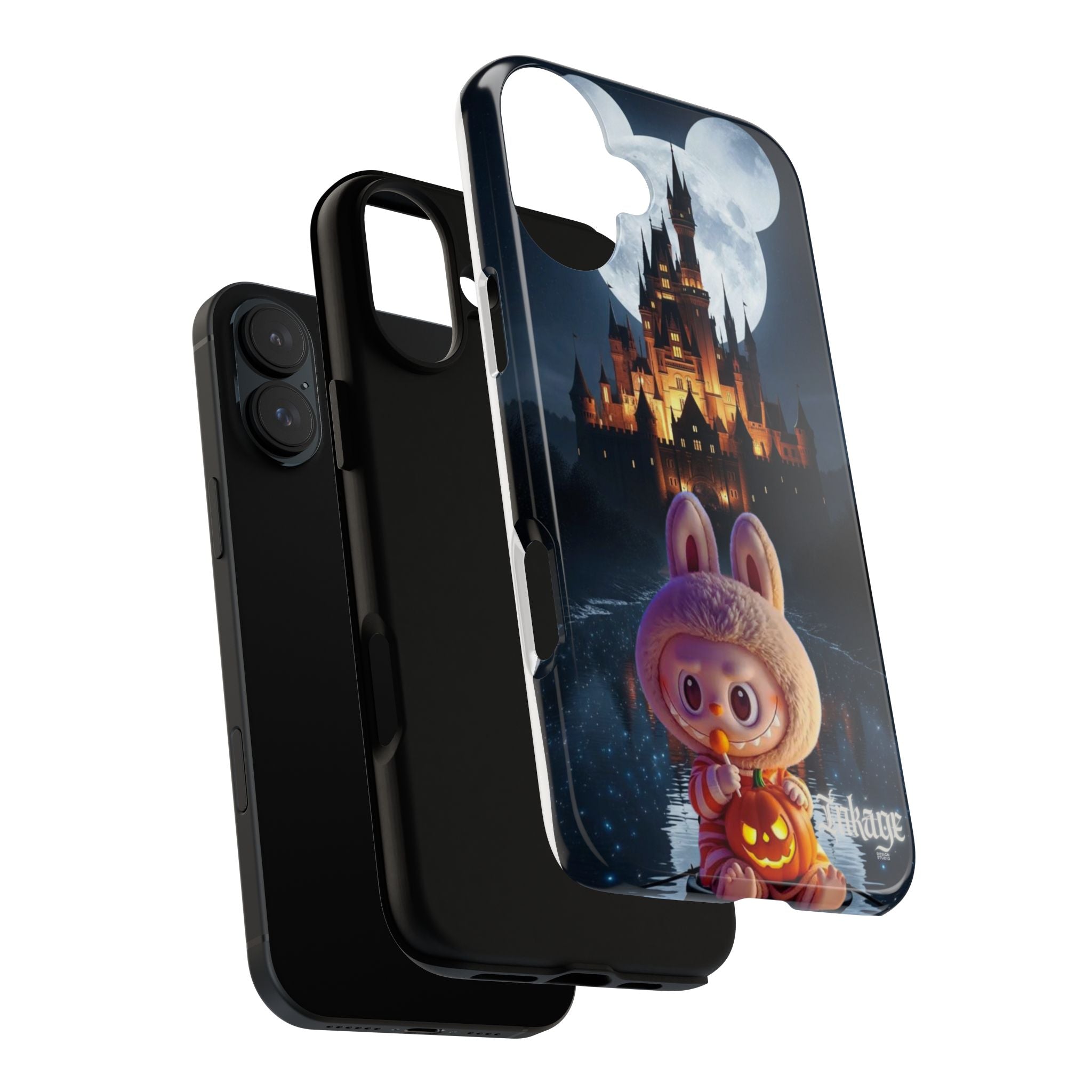 Labubu Halloween On Disney Boat Tough Phone Cases (Season, Animation)