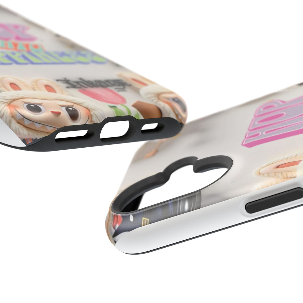 "Hop Into Happiness" Quote Magnetic Phone Case (Animation)