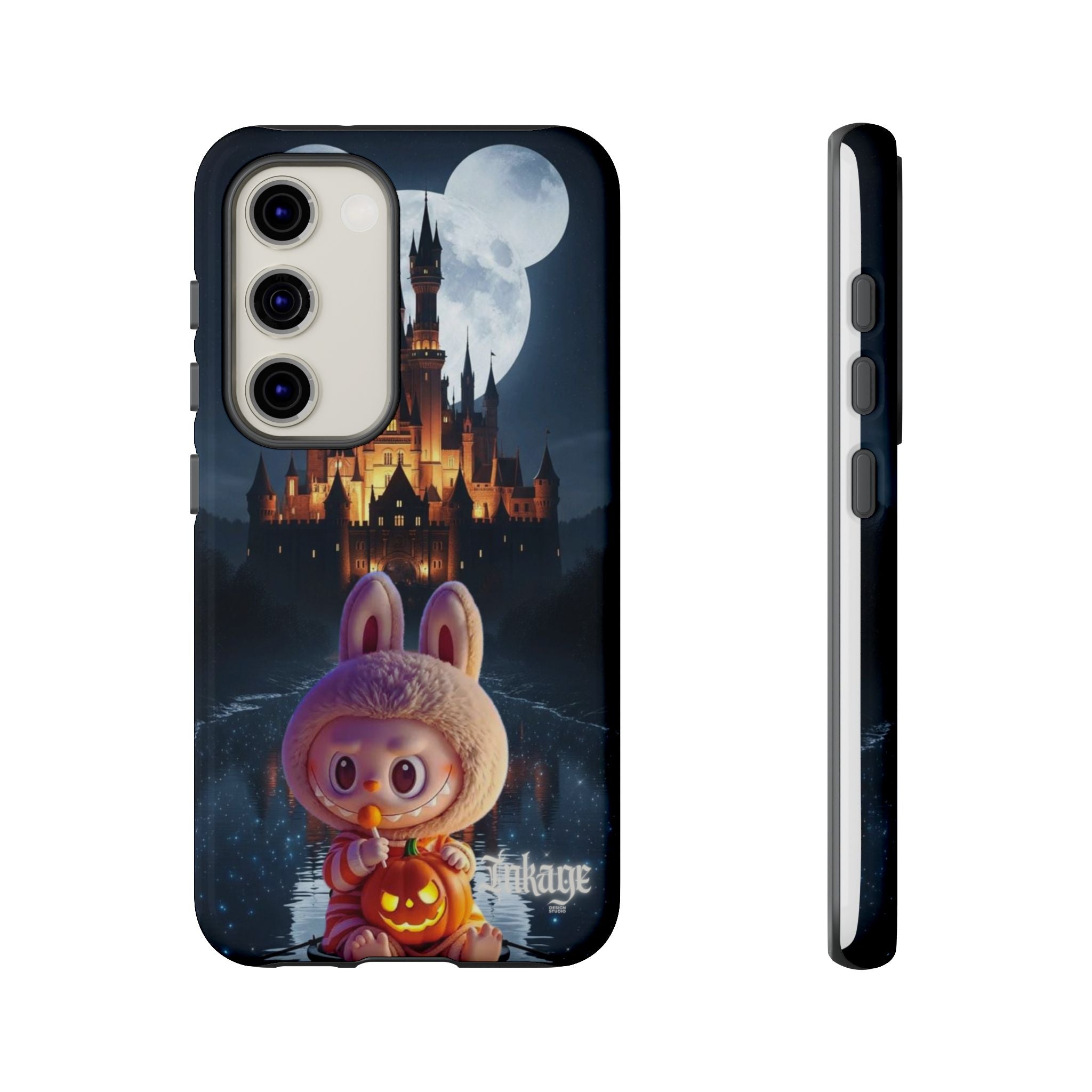 Labubu Halloween On Disney Boat Tough Phone Cases (Season, Animation)