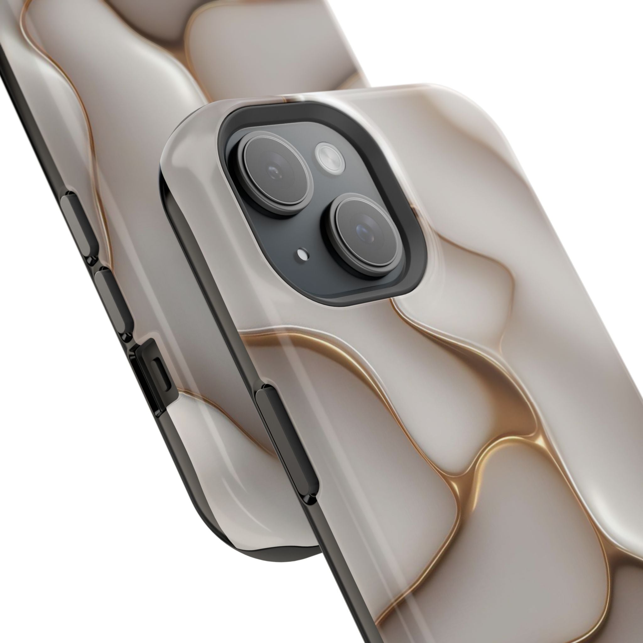 Golden Flow Magnetic Phone Cases (Minimal)
