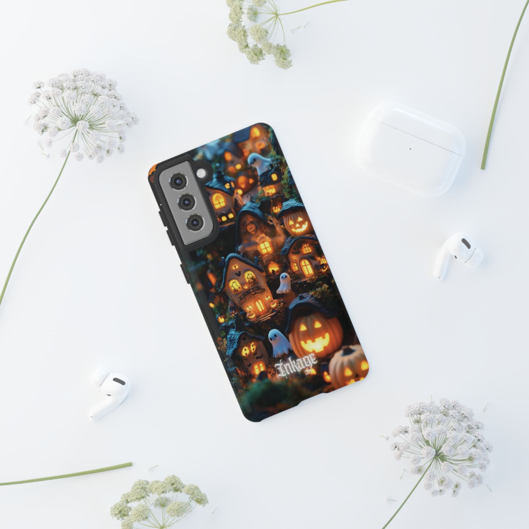 Spooky Pumpkin Village Tough Phone Cases (Season)