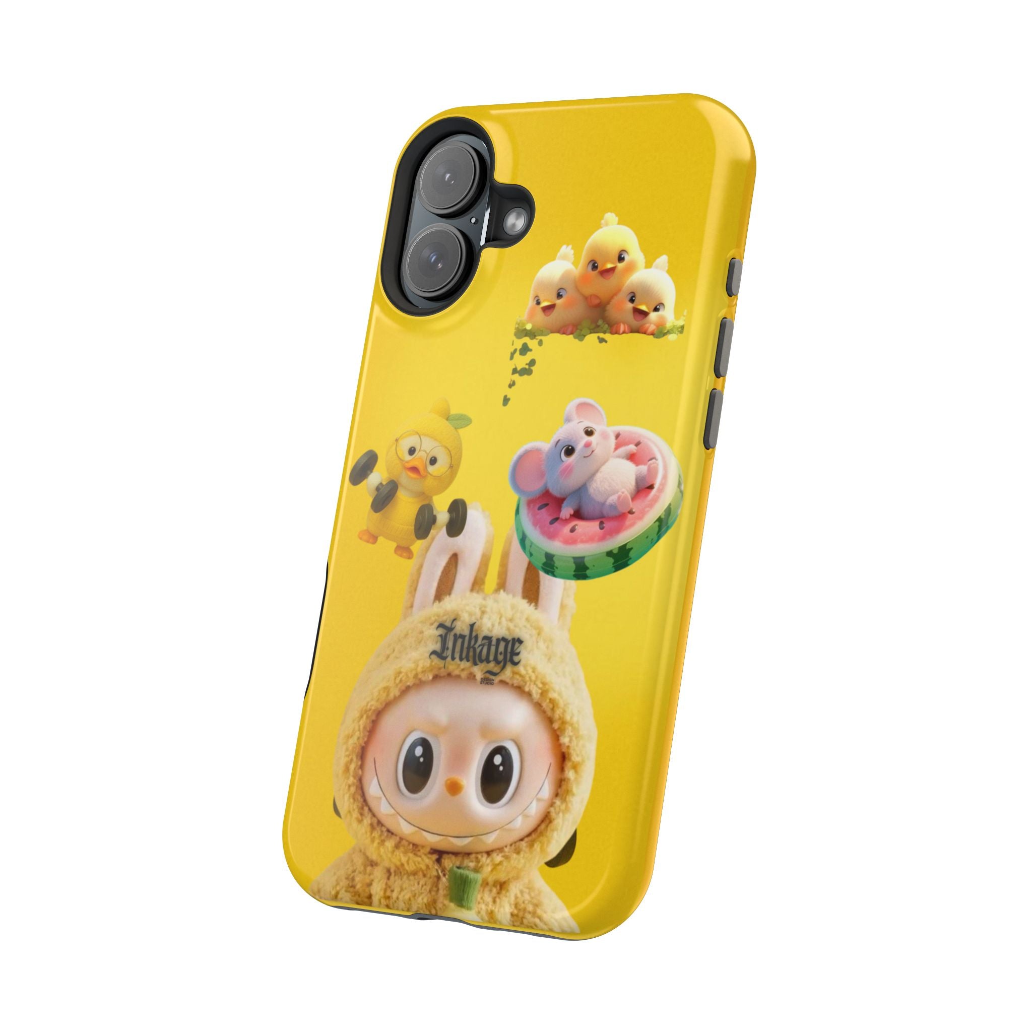 Yellow Cutie Labubu Magnetic Phone Cases (Animation)