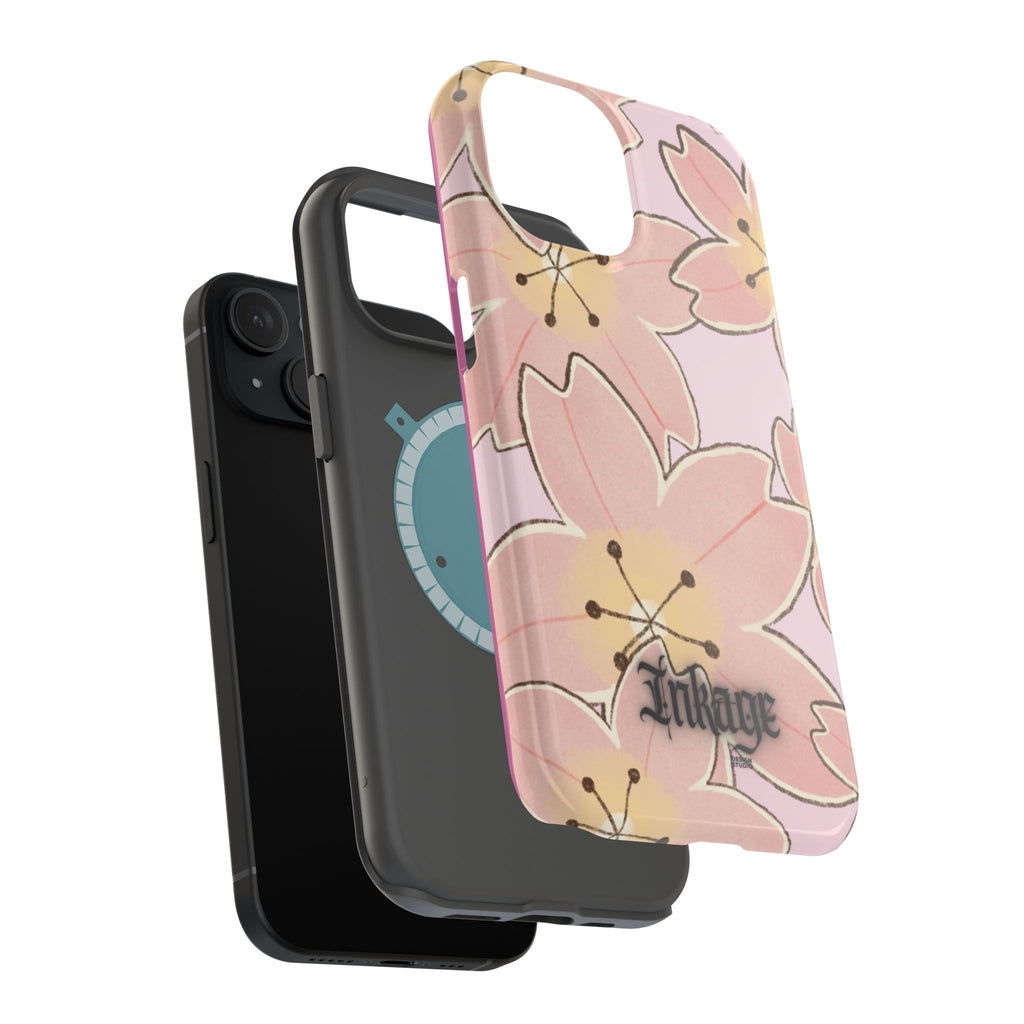 Charming Floral Magnetic Phone Case (Minimal)