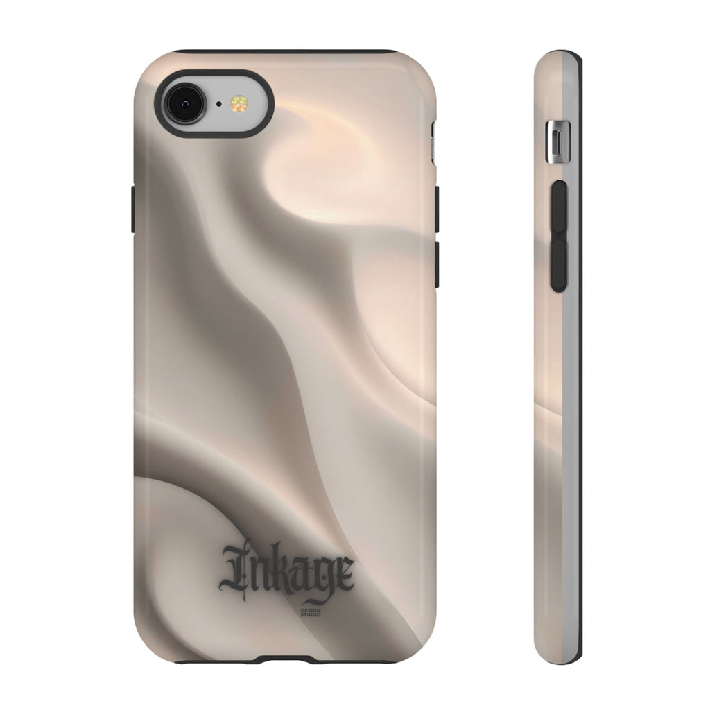 Beige Wavy Flow Tough Phone Case (Minimal)