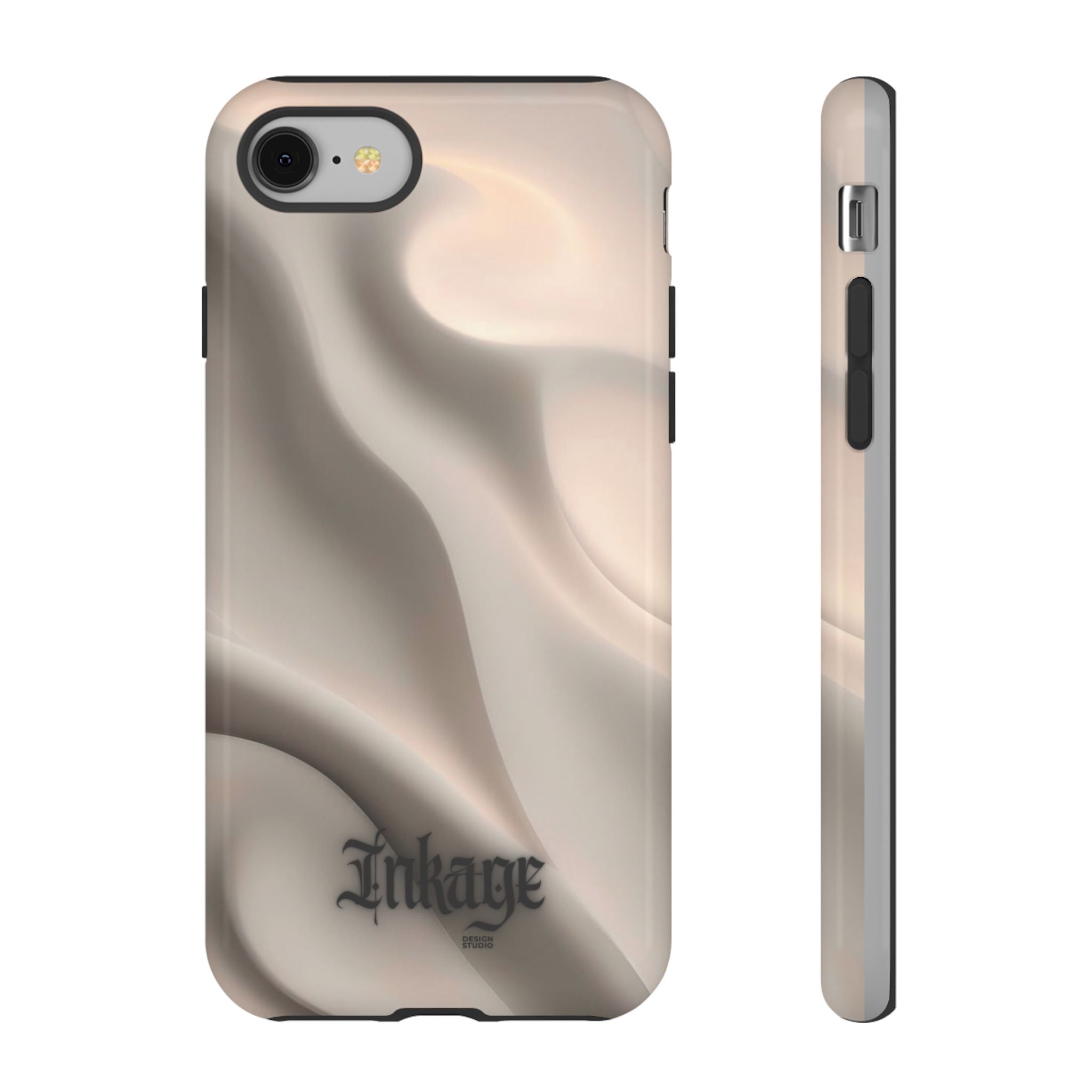 Beige Wavy Flow Tough Phone Case (Minimal)