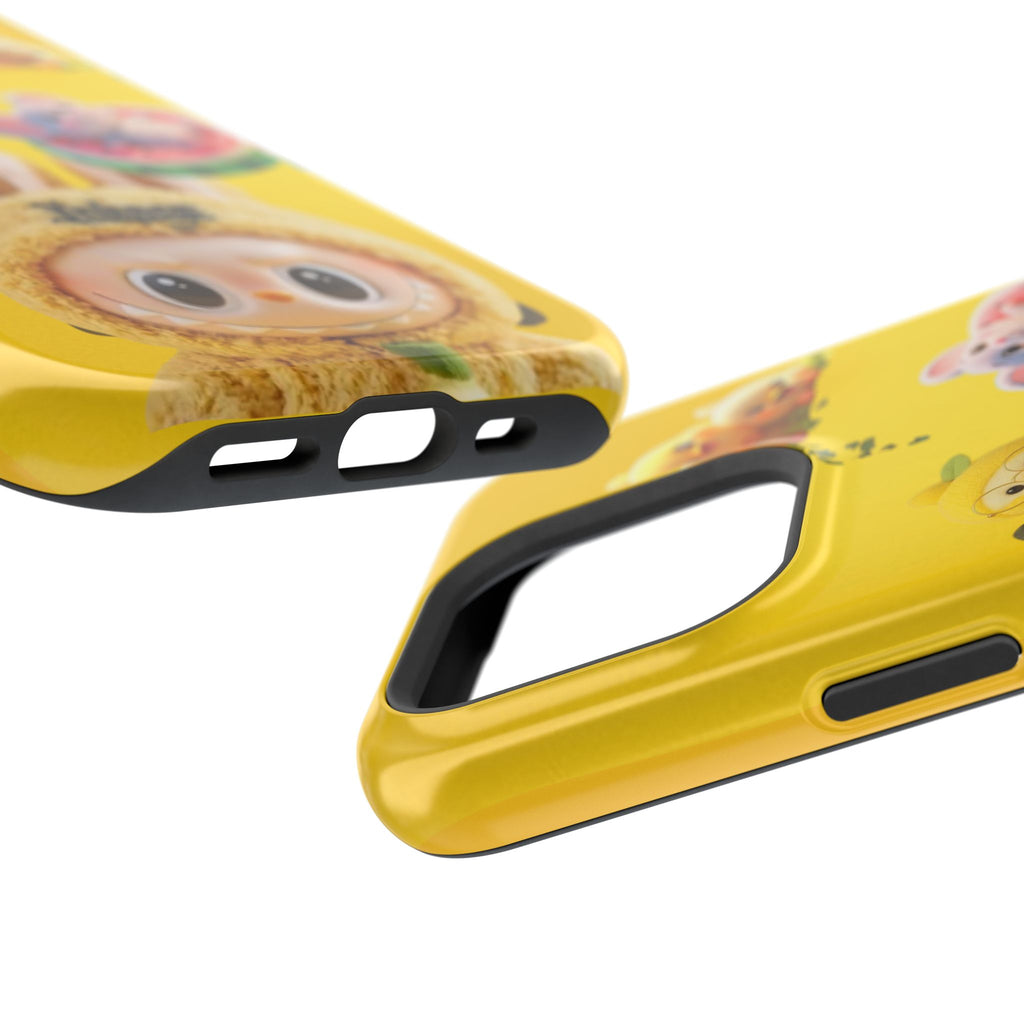 Yellow Cutie Labubu Magnetic Phone Cases (Animation)