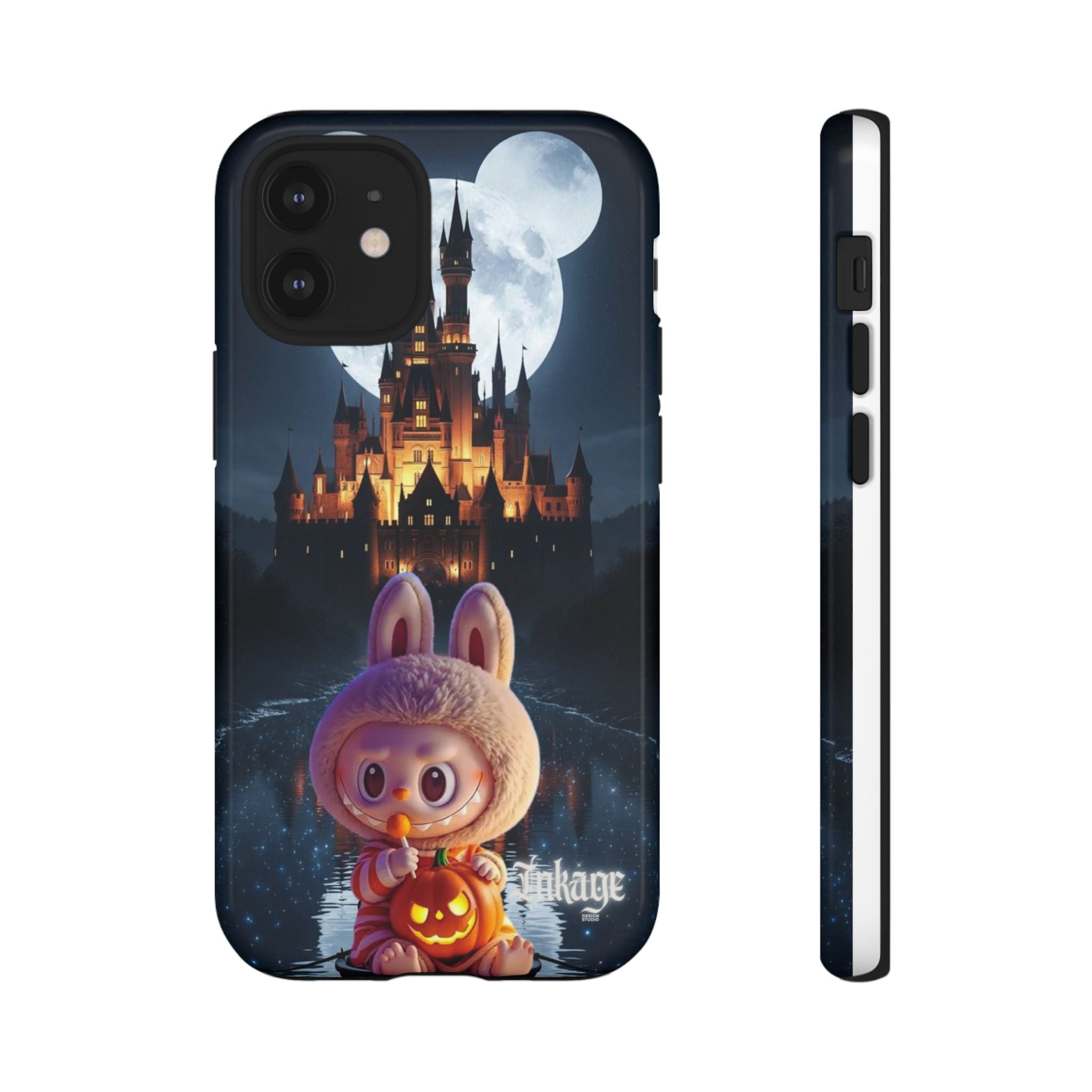 Labubu Halloween On Disney Boat Tough Phone Cases (Season, Animation)