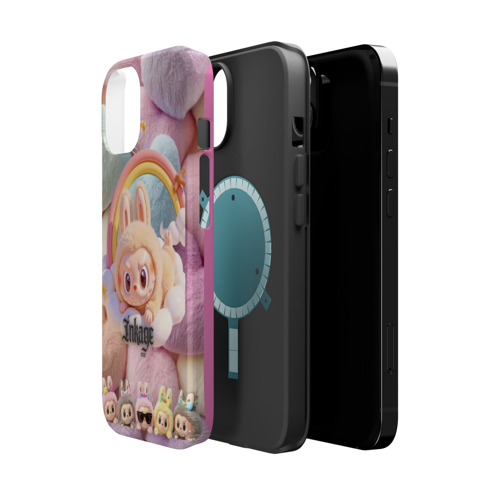 Pastel Rainbow Labubu Magnetic Phone Cases(Animation)