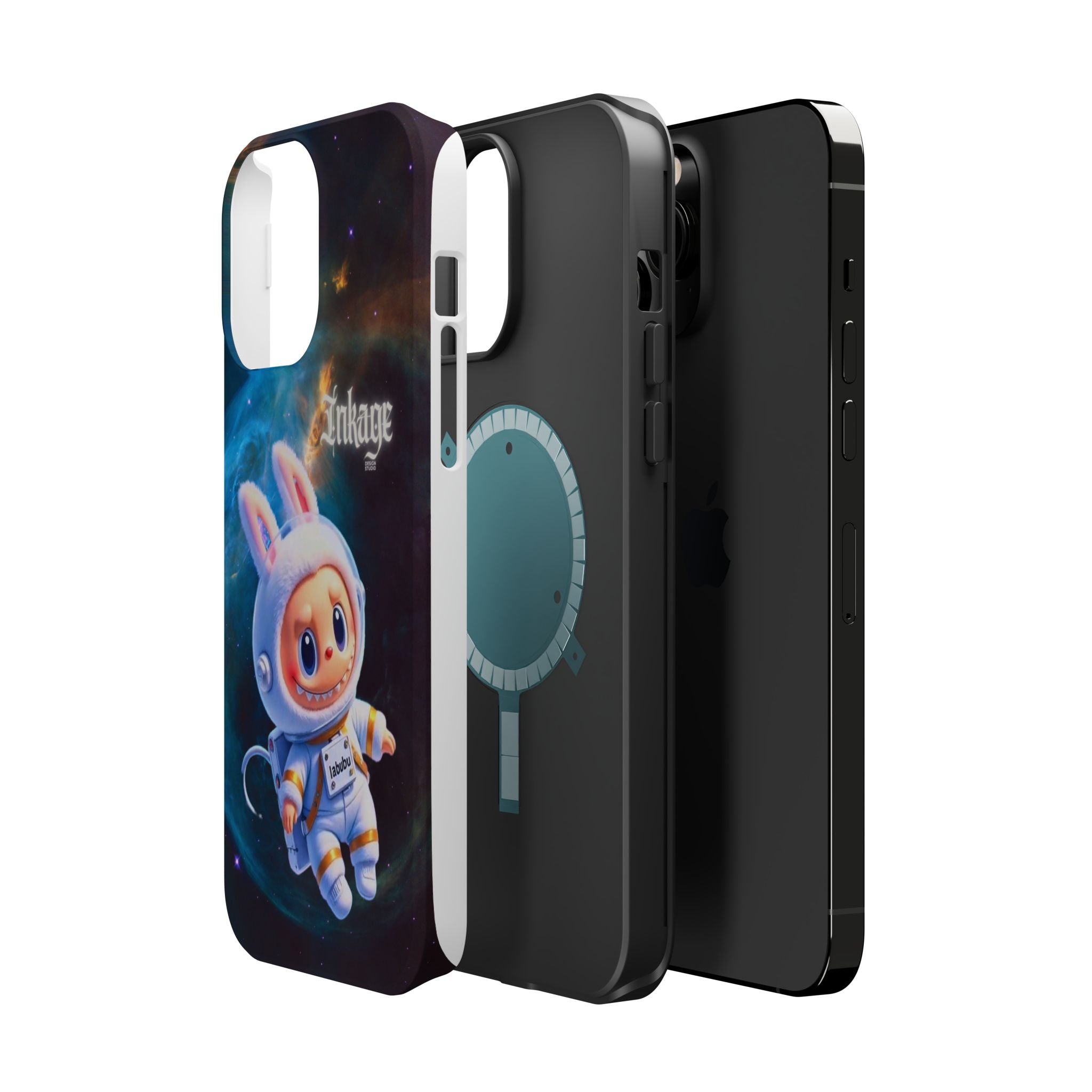 Labubu Astronaut Magnetic Phone Cases (Animation)