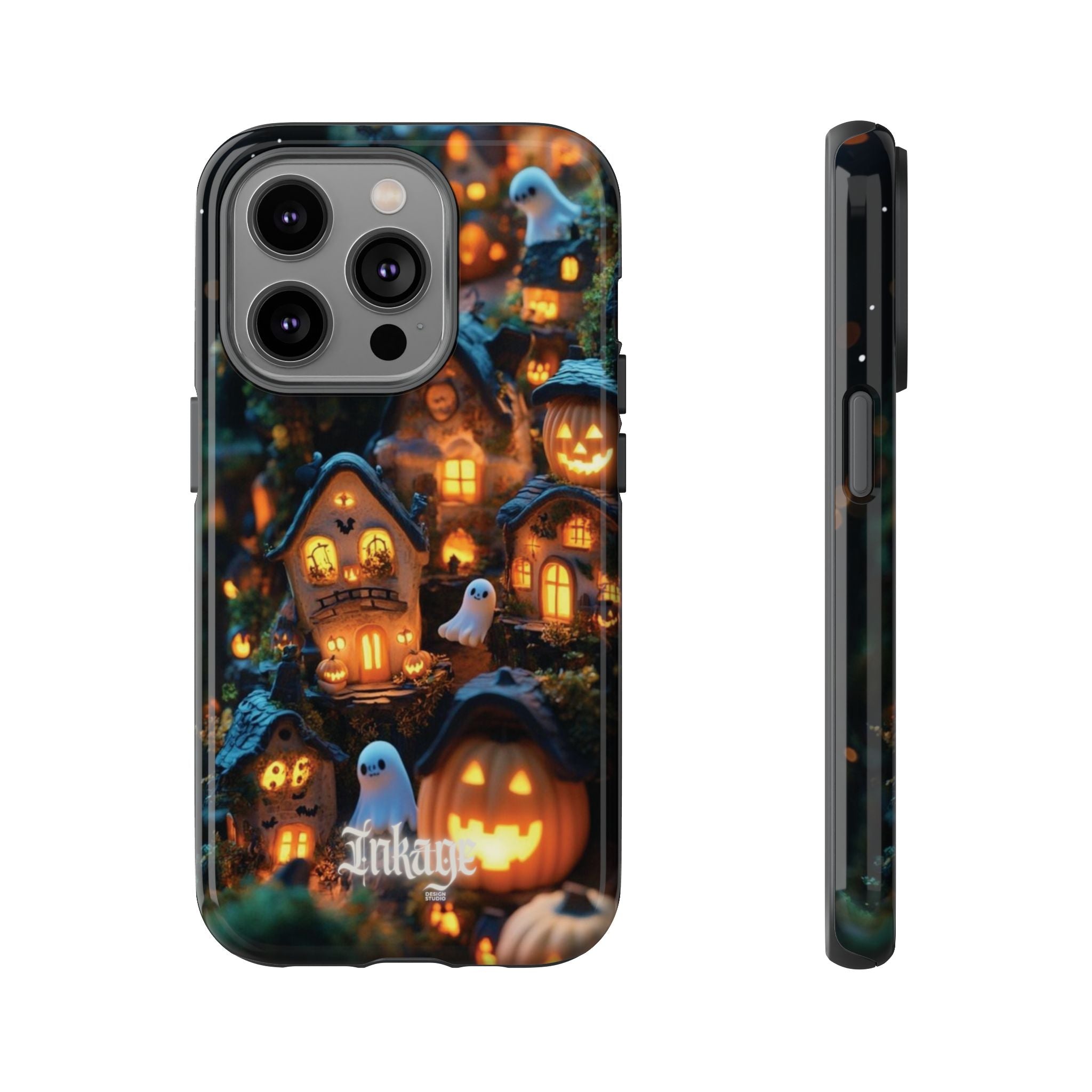 Spooky Pumpkin Village Tough Phone Cases (Season)