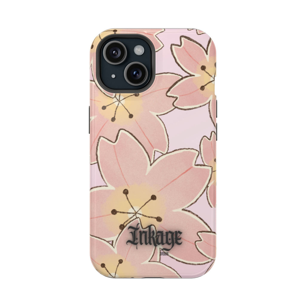 Charming Floral Magnetic Phone Case (Minimal)