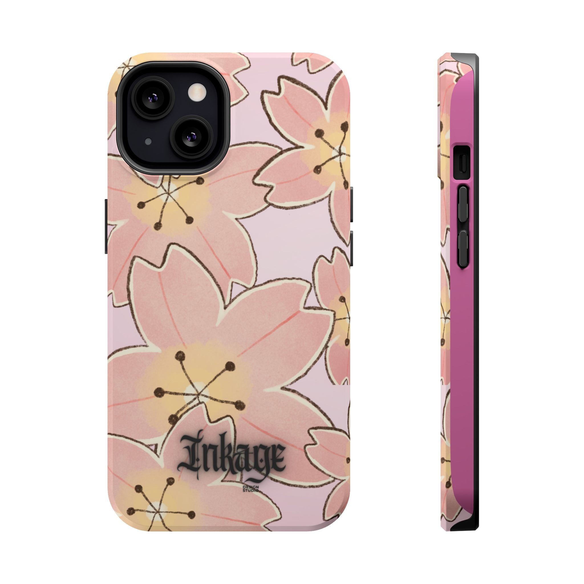 Charming Floral Magnetic Phone Cases (Minimal)