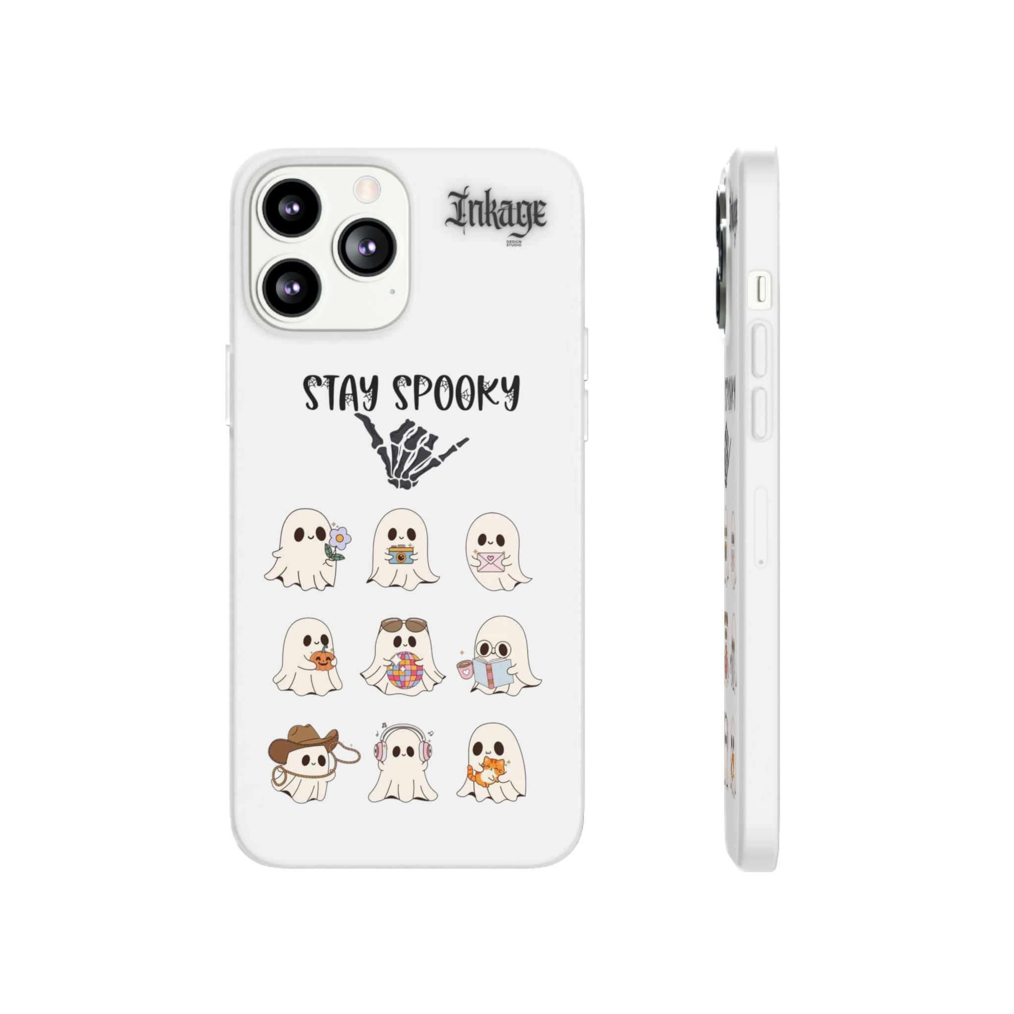Stay Spooky Clear Phone Cases (Season)