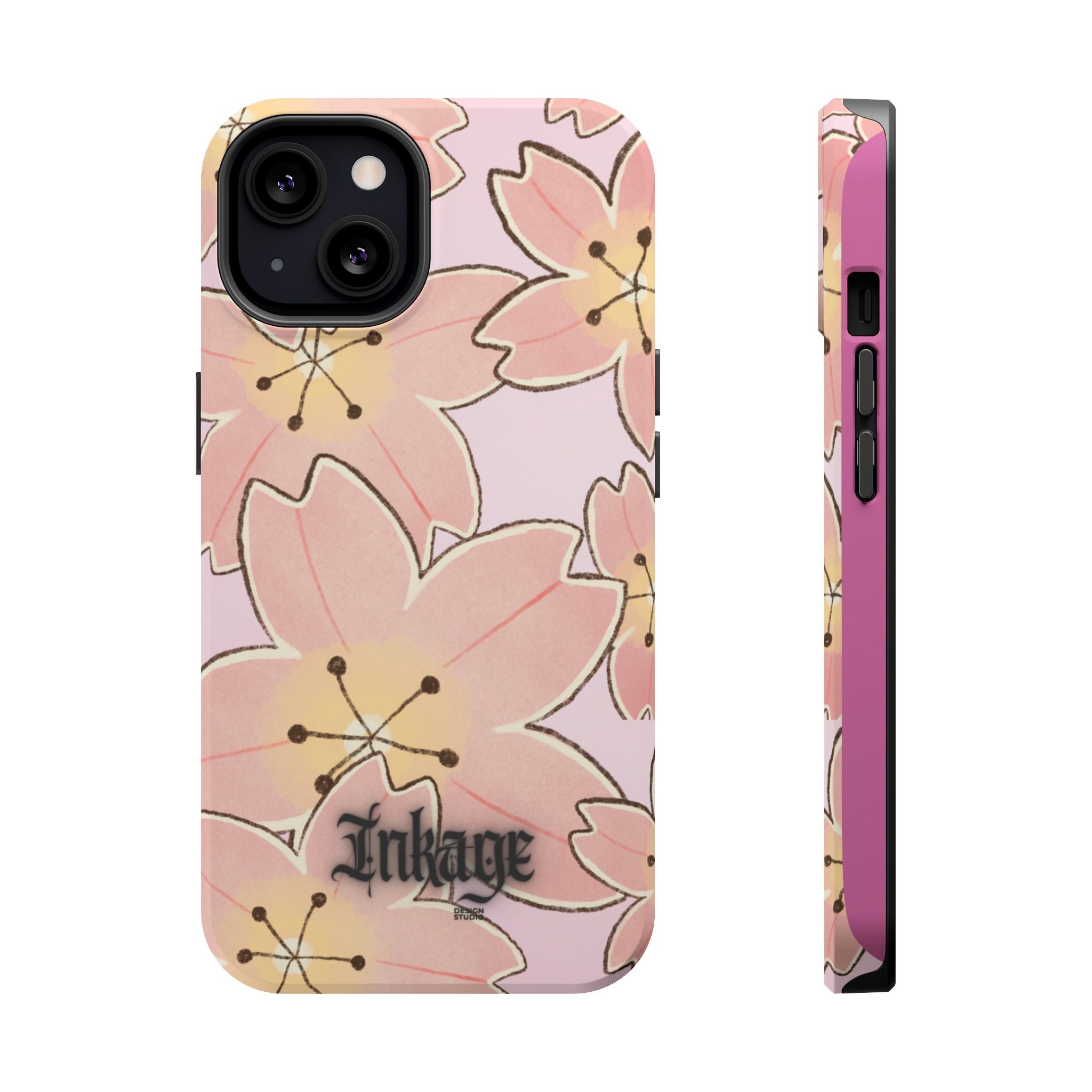 Charming Floral Magnetic Phone Cases (Minimal)