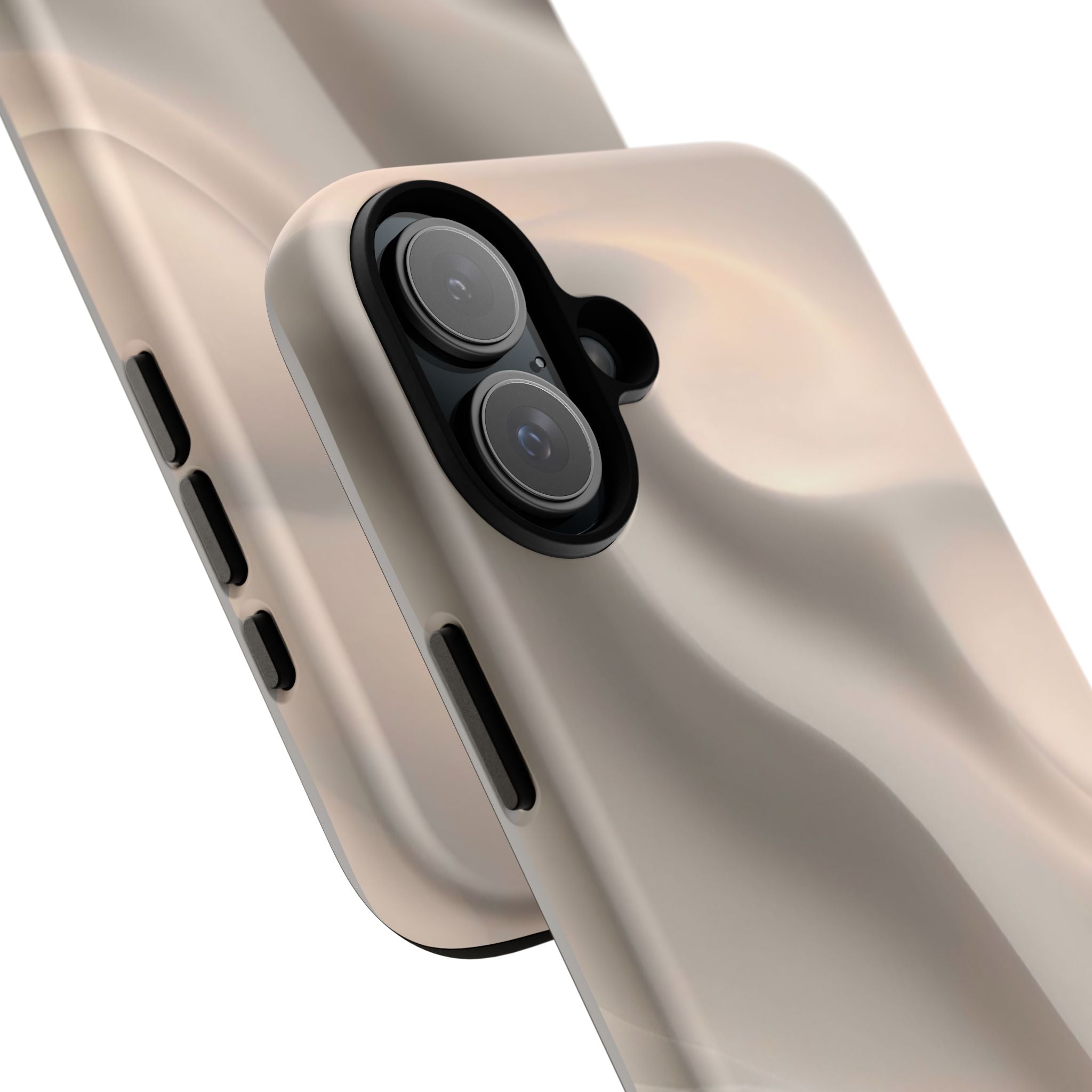 Beige Wavy Flow Tough Phone Case (Minimal)