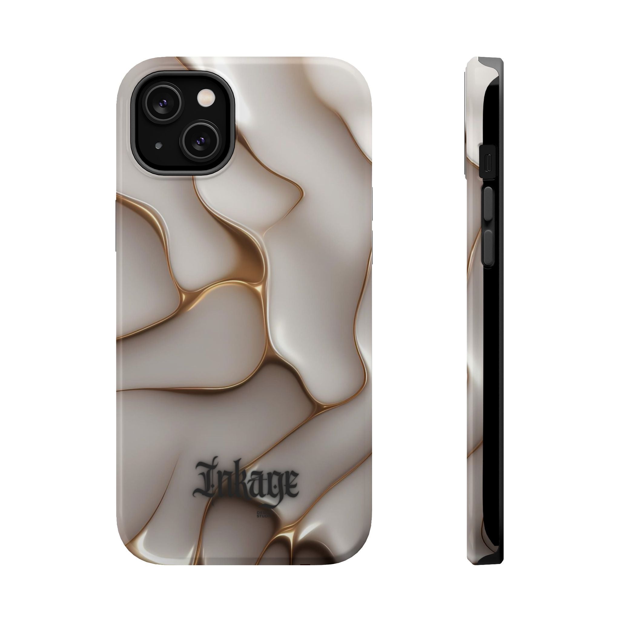 Golden Flow Magnetic Phone Cases (Minimal)