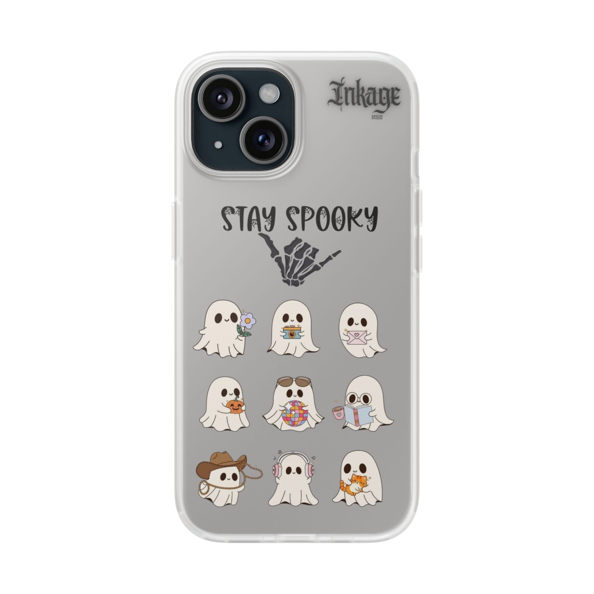 Stay Spooky Clear Phone Cases (Season)