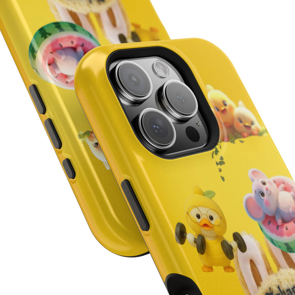 Yellow Cutie Labubu Magnetic Phone Cases (Animation)