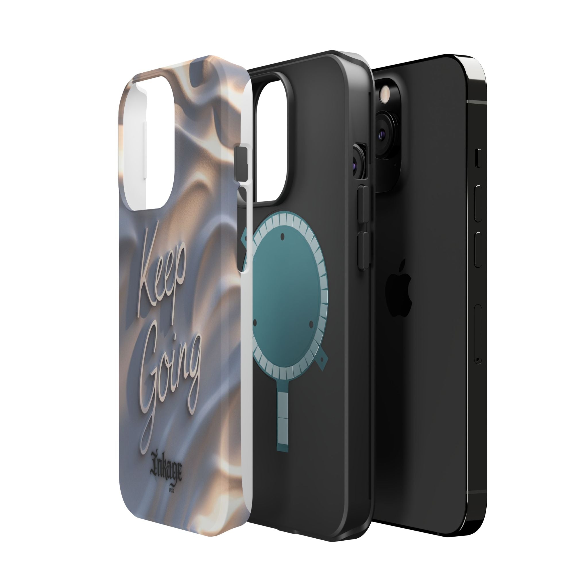 "Keep Going" Magnetic Phone Cases (Quote)