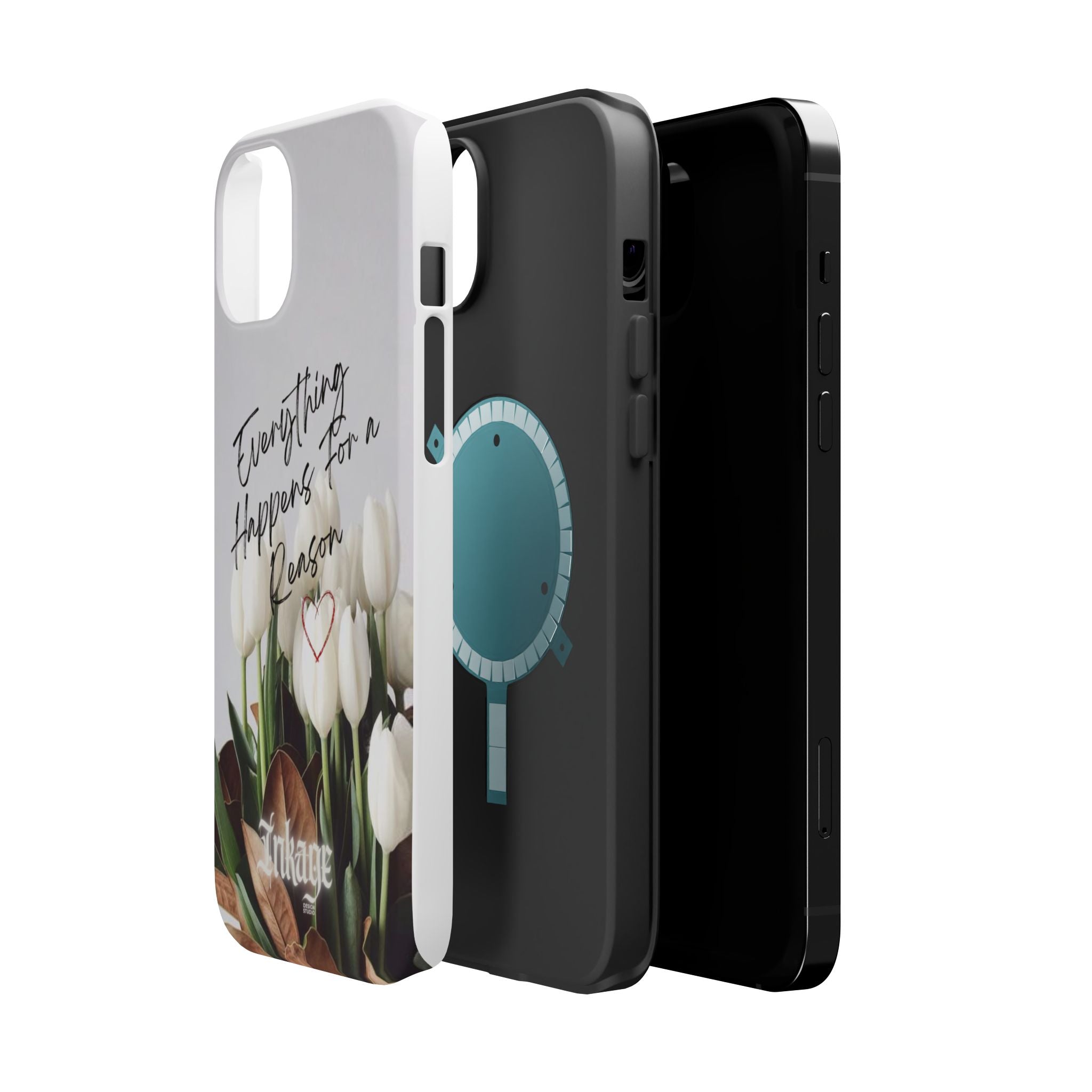 "Everything Happens for a Reason" Magnetic Phone Cases (Quote)