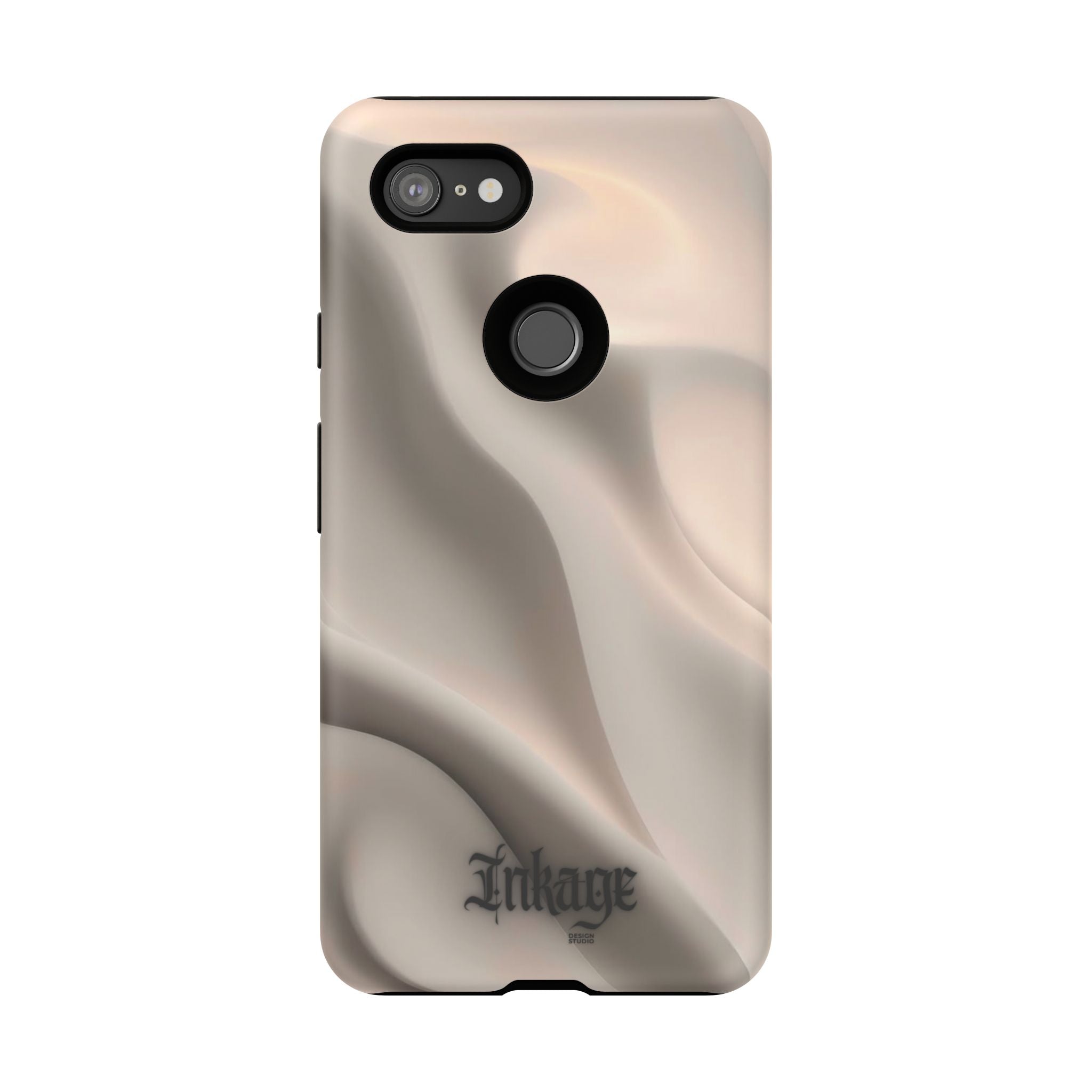 Beige Wavy Flow Tough Phone Case (Minimal)