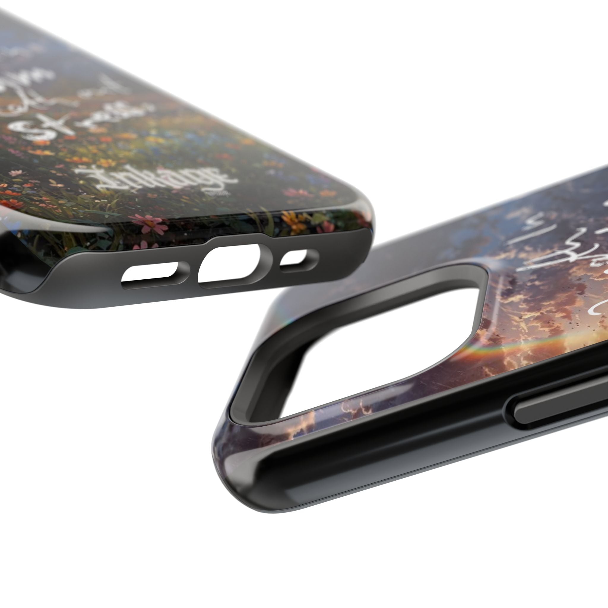 "Breath in Calm Breath out Stress" Magnetic Phone Cases (Quote)
