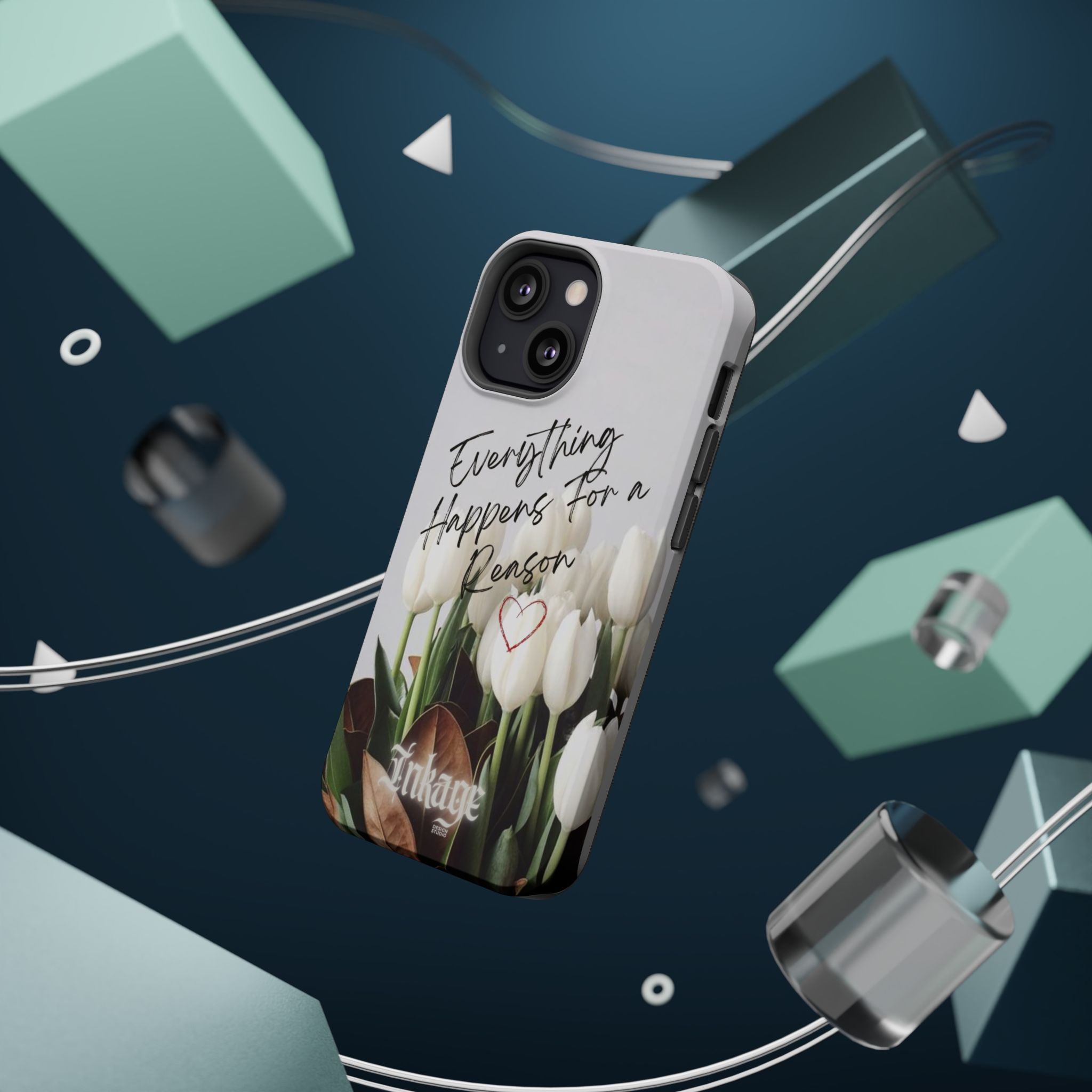 "Everything Happens for a Reason" Quote Magnetic Phone Cases