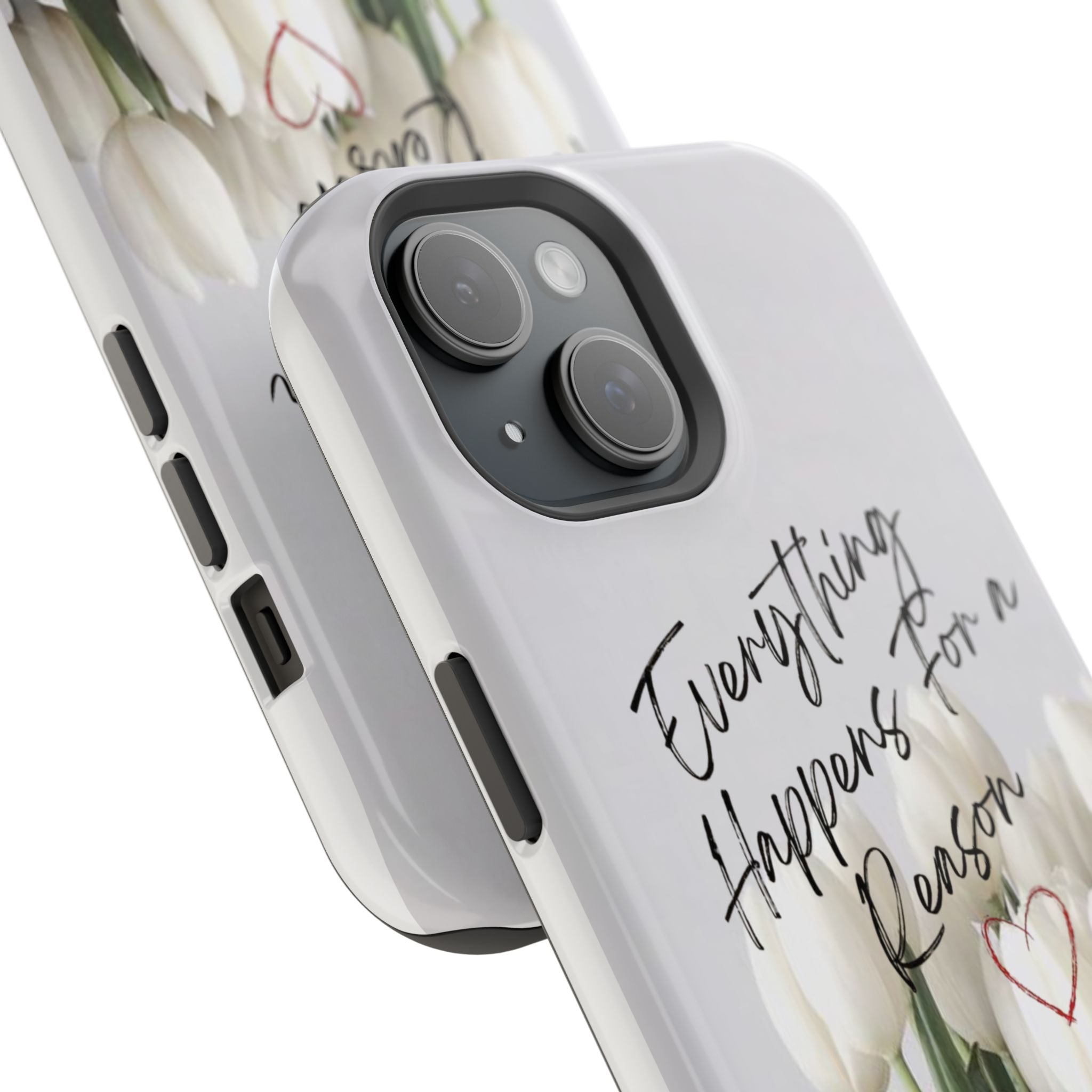 "Everything Happens for a Reason" Magnetic Phone Cases (Quote)
