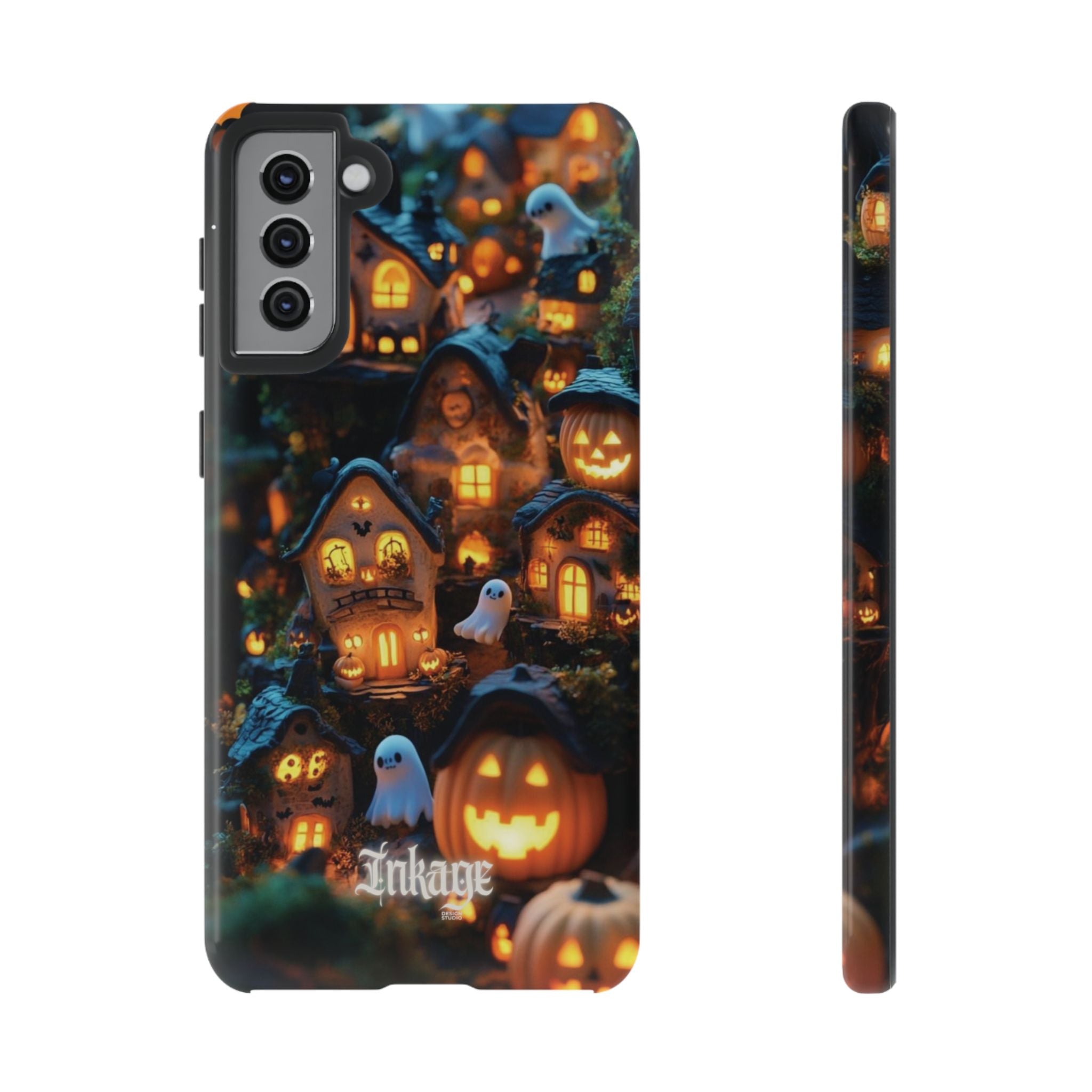 Spooky Pumpkin Village Tough Phone Cases (Season)