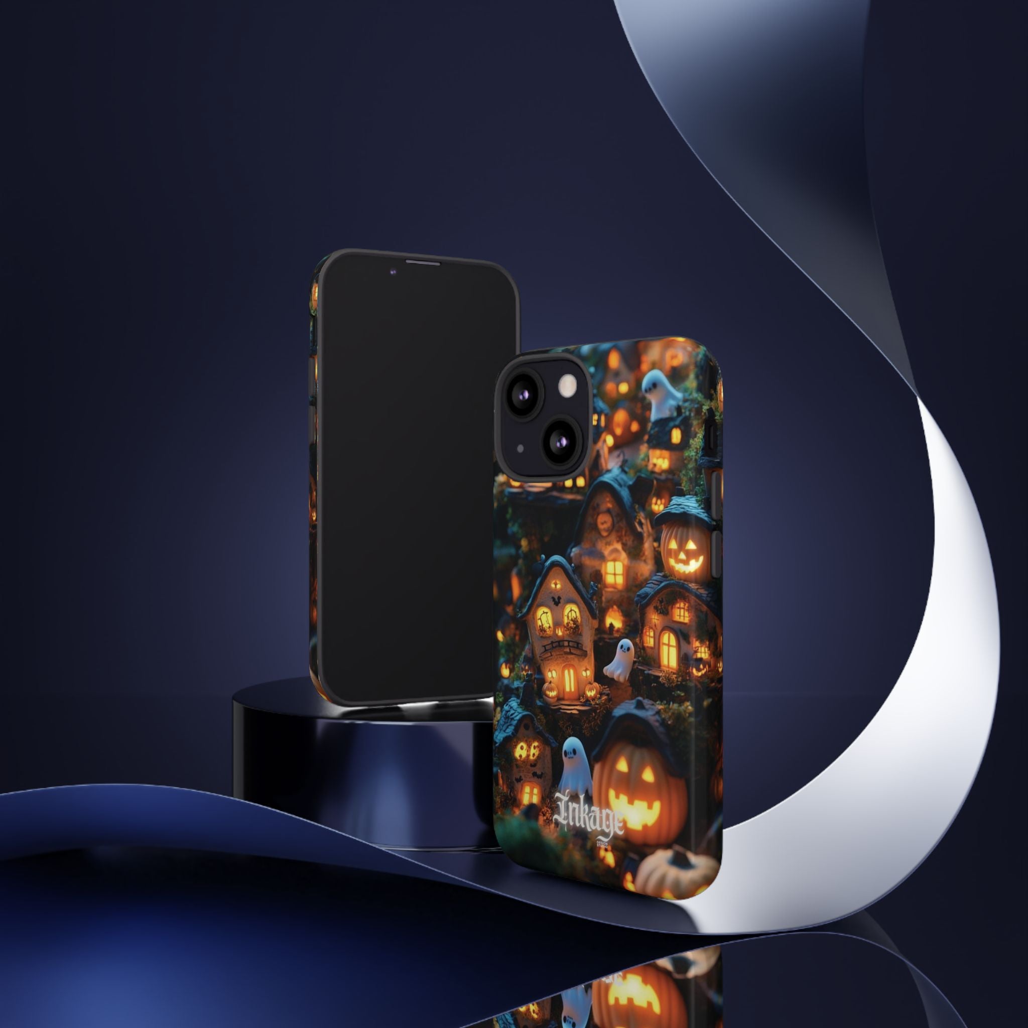 Spooky Pumpkin Village Tough Phone Cases (Season)