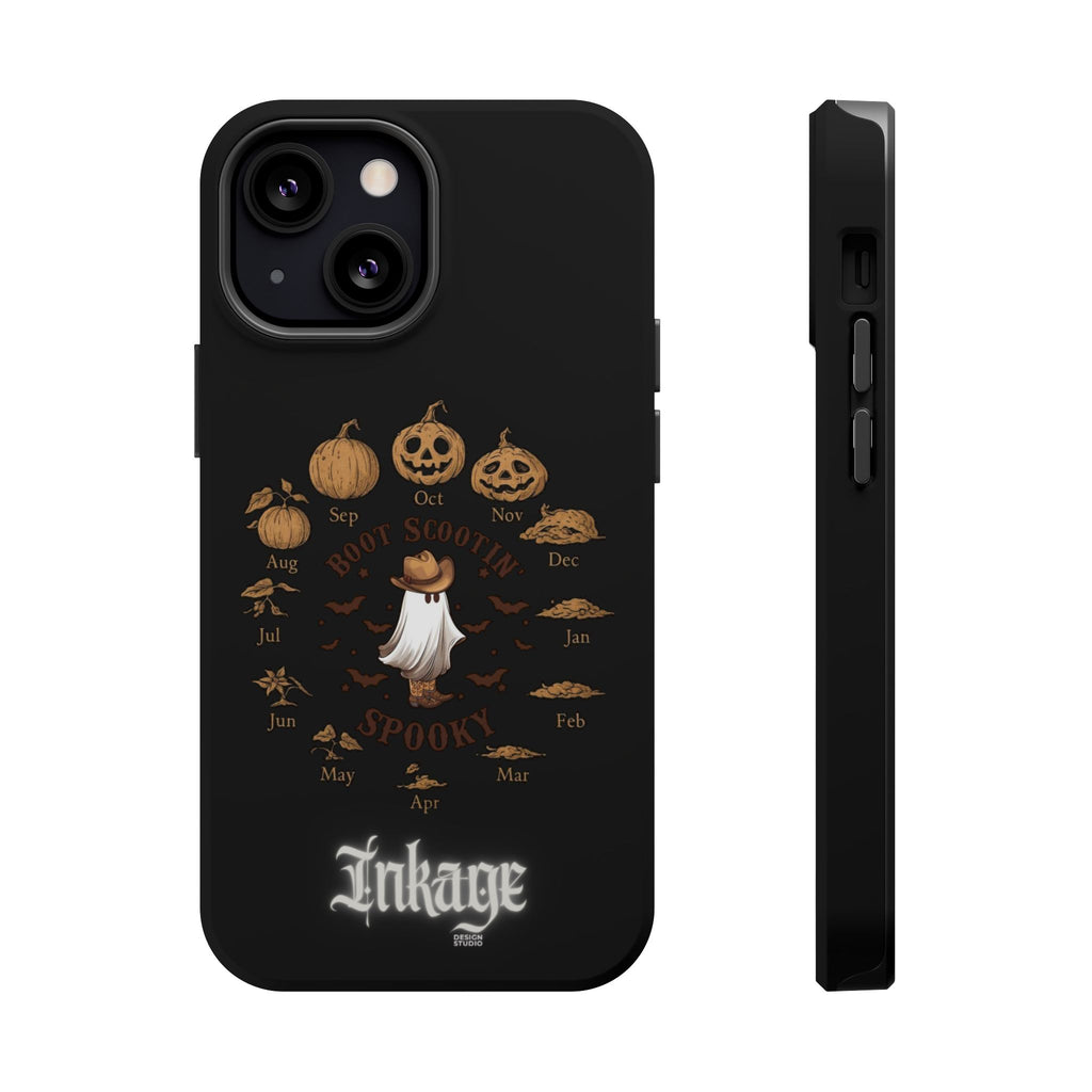 Spooky Boot Halloween Pumpkin Magnetic Phone Case (Season)